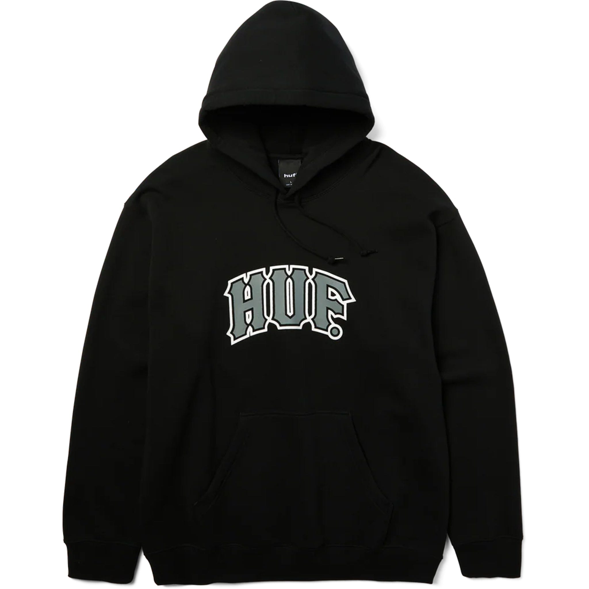 Huf Classic Arch Pullover Hoodie Black Sweatshirts