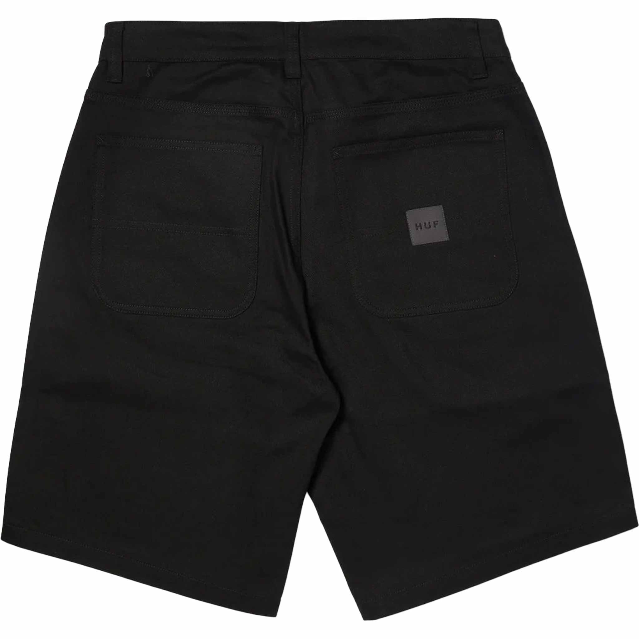Huf Classic H Double Knee Work Short Black Shorts