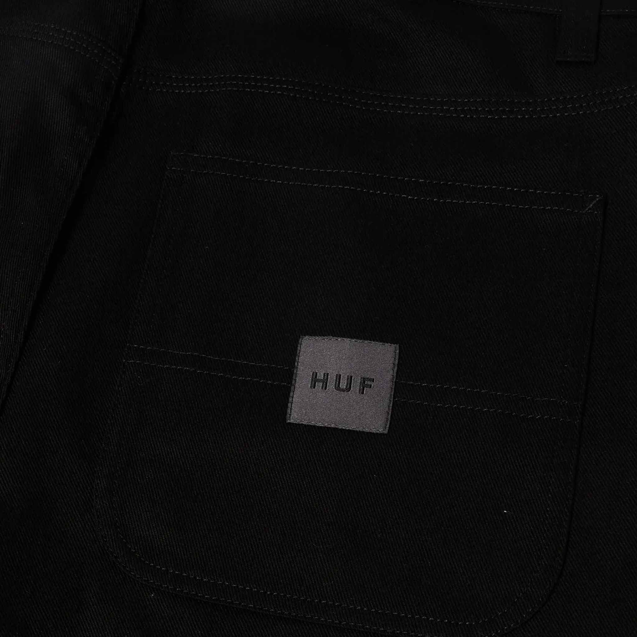 Huf Classic H Double Knee Work Short Black Shorts