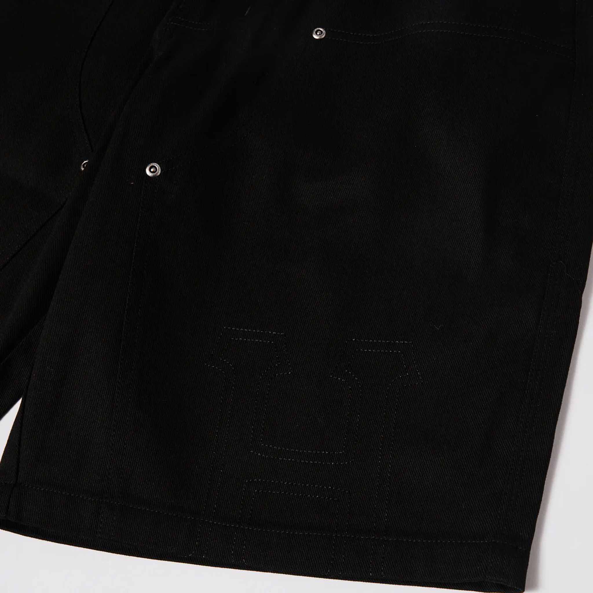 Huf Classic H Double Knee Work Short Black Shorts