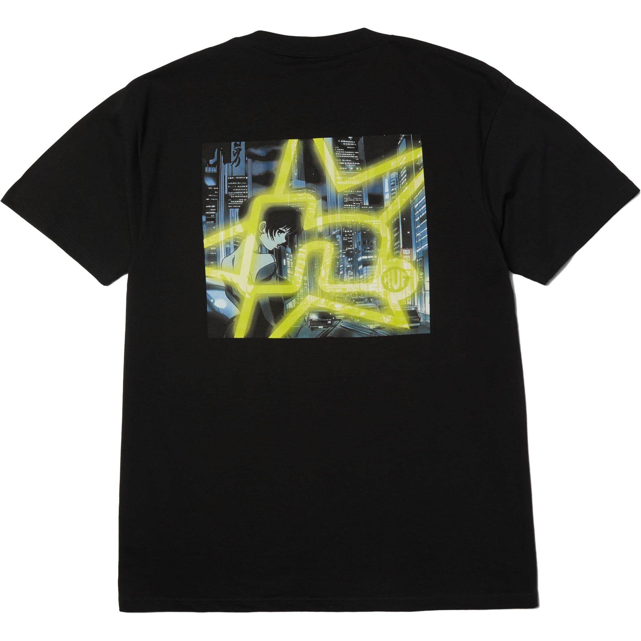 Huf Cyberpunk T-Shirt Black T Shirt