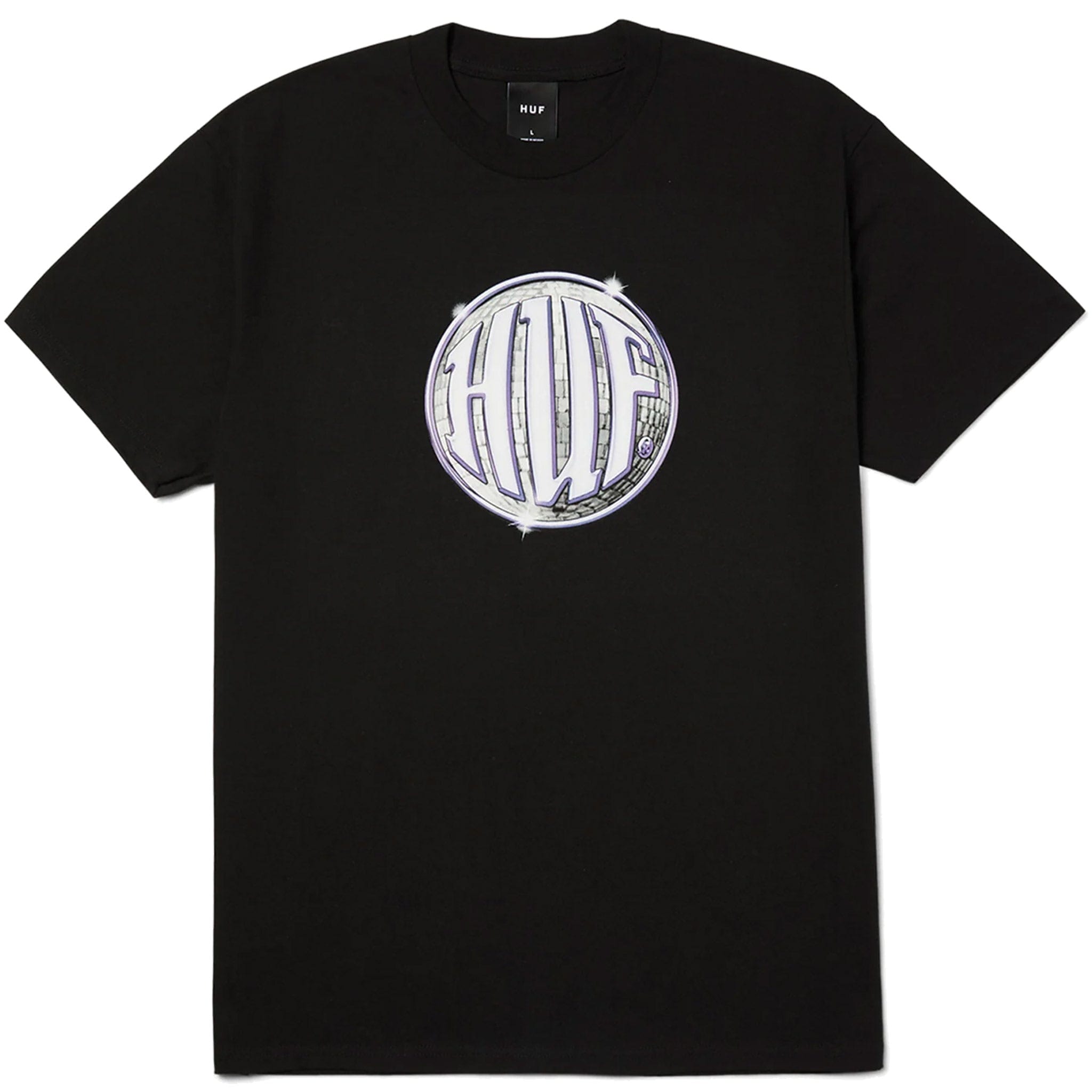 Huf D Zone Tee Black T Shirt