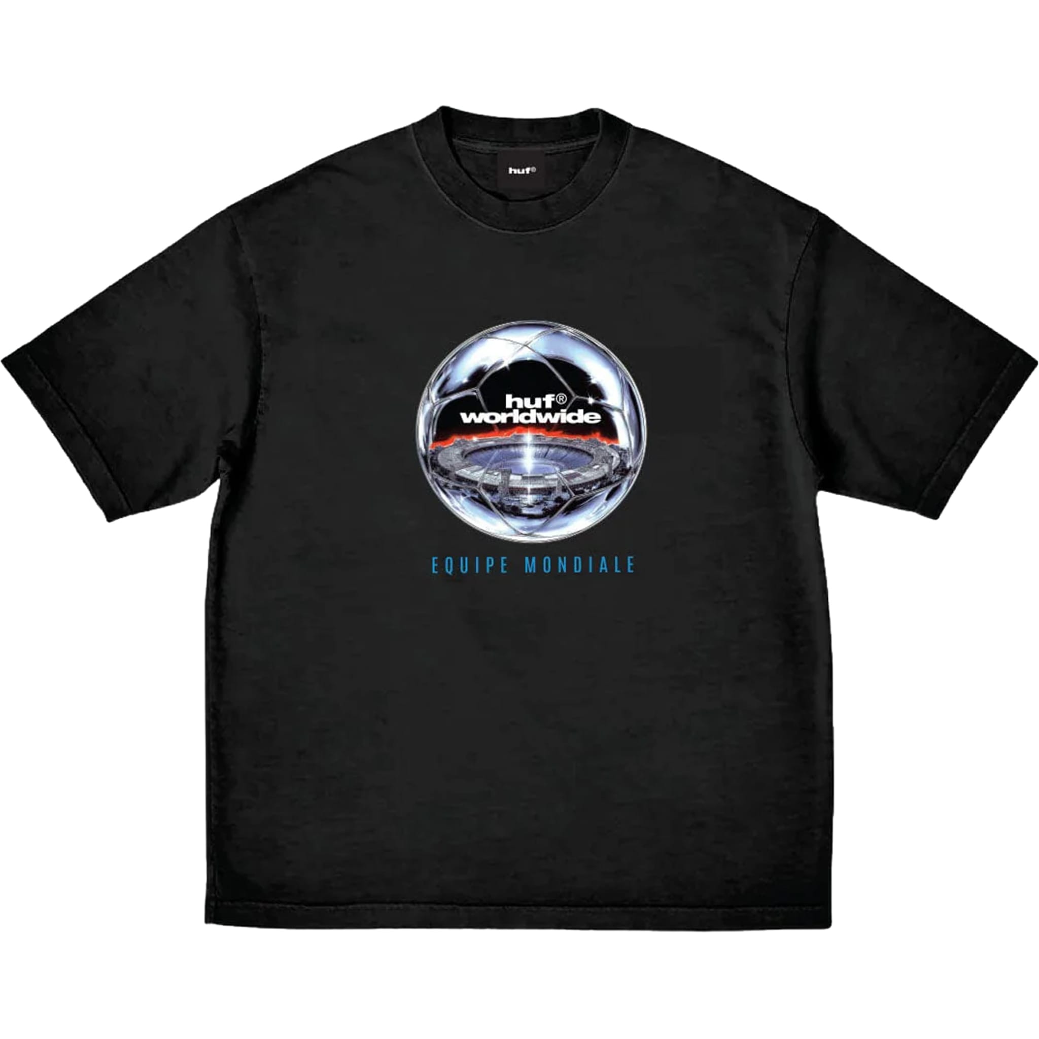 Huf Equipe Mondiale T-Shirt Black T Shirt