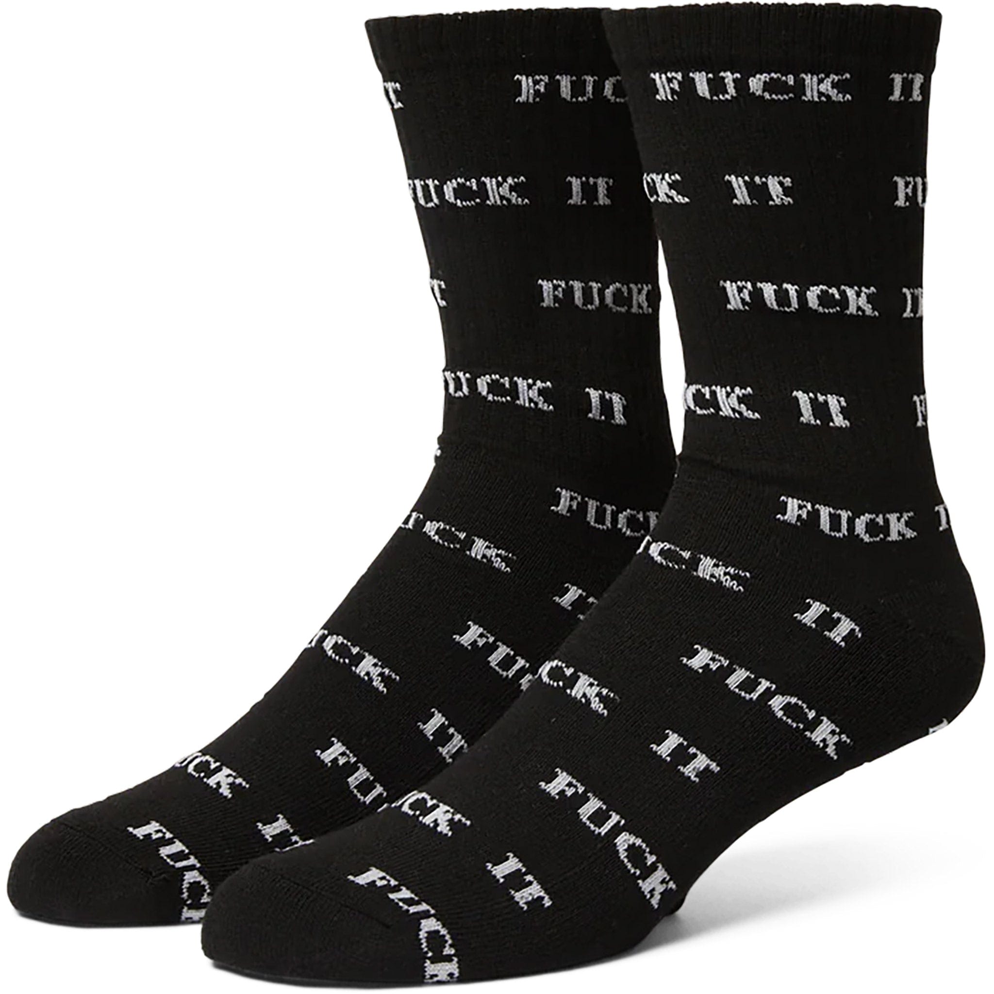 Huf Fuck It Glow Socks Black Socks