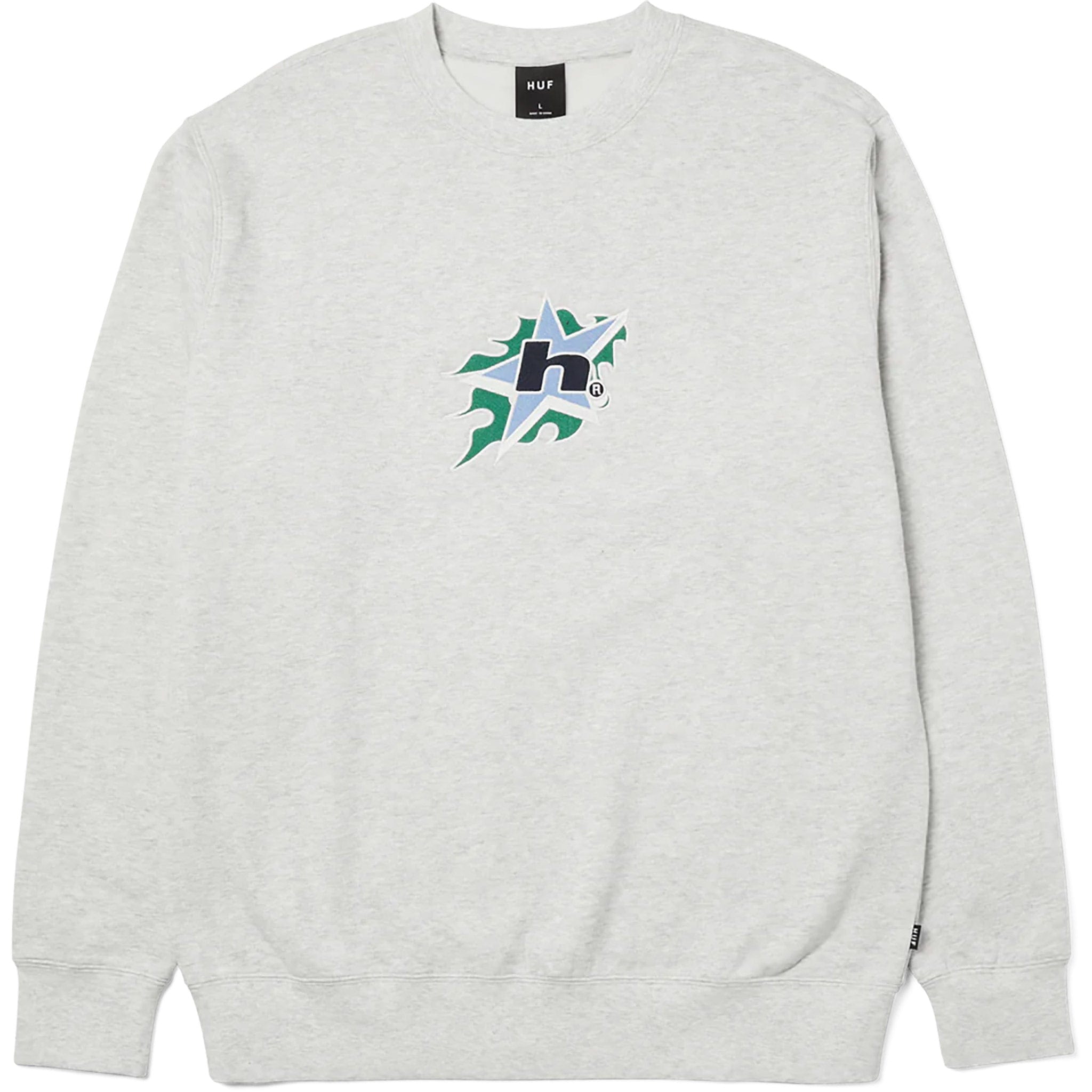 Huf H Bit Crewneck Ash Sweatshirts