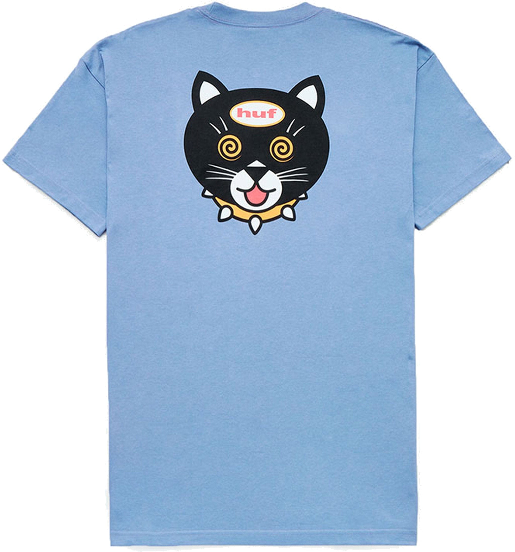 HUF Hypno Cat Tee Vintage Blue T Shirt