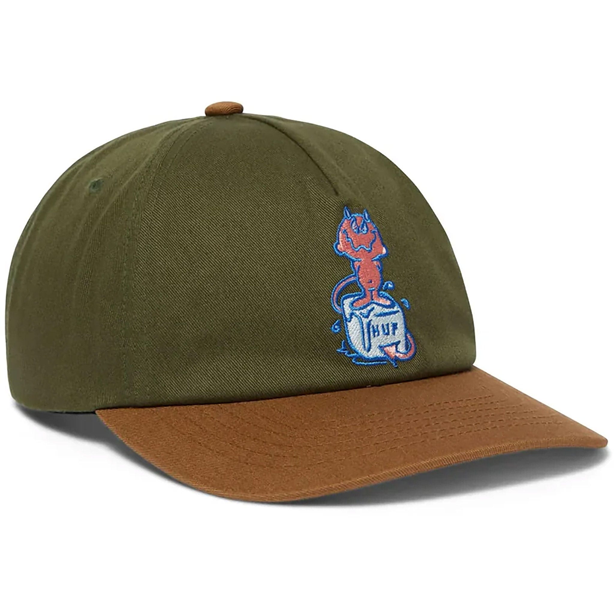 Huf Melt 5 Panel Hat Green Hats