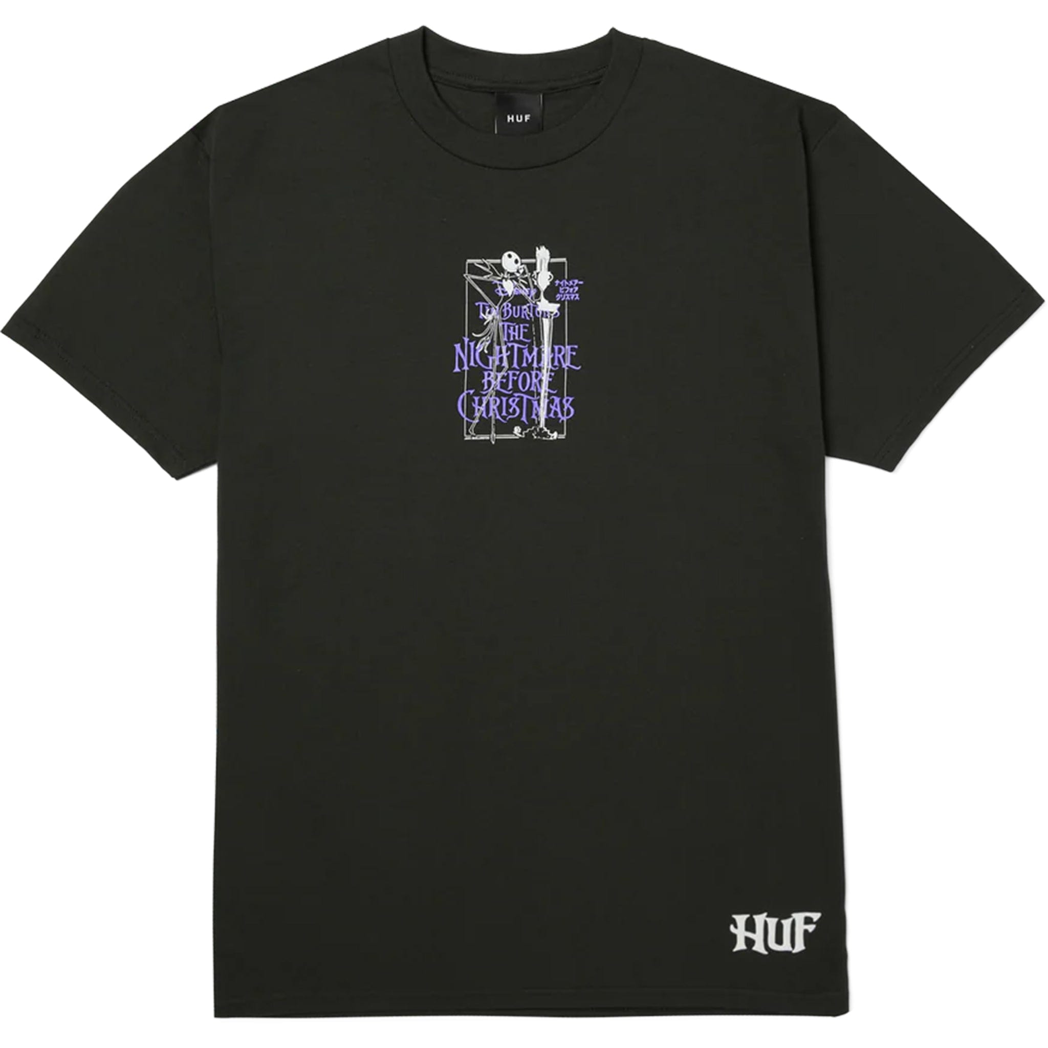 Huf Nightmare Tee Vintage Black T Shirts