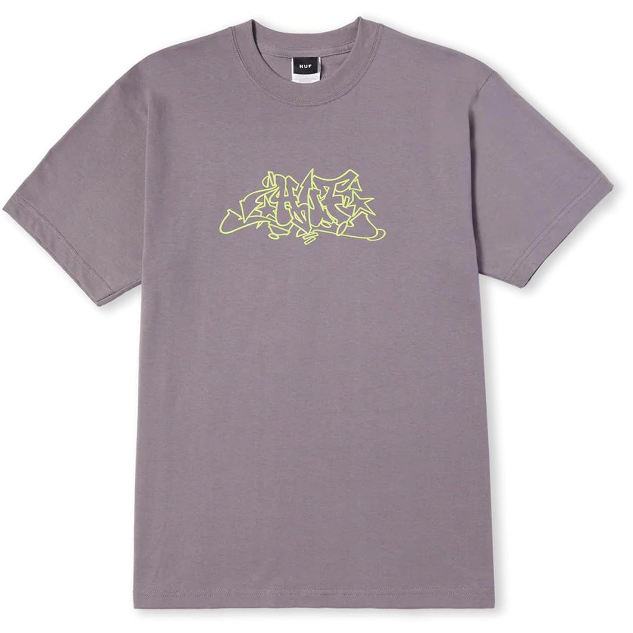 HUF Outlines Tee Light Plum T Shirt