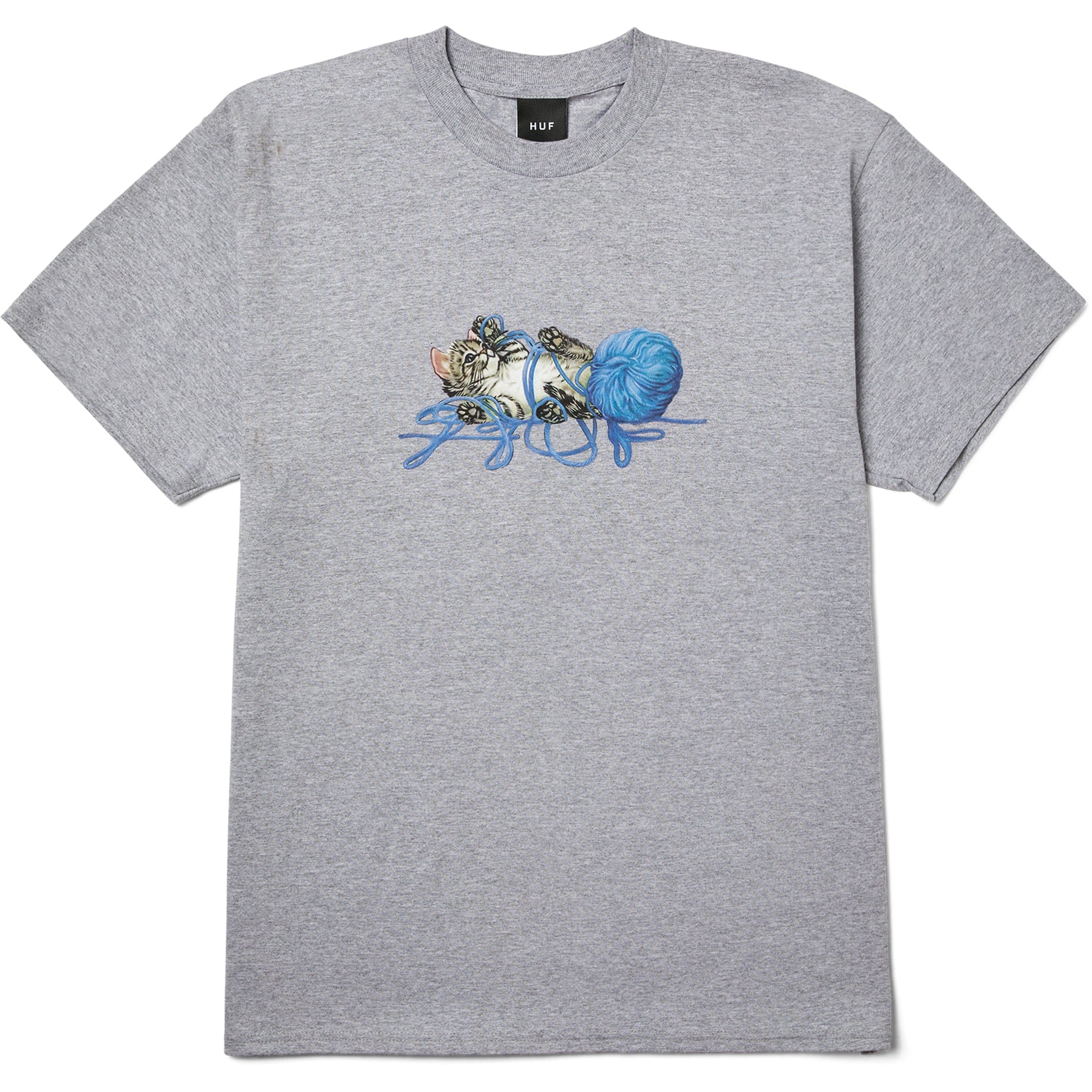 Huf Paws T-Shirt Heather Grey T Shirt