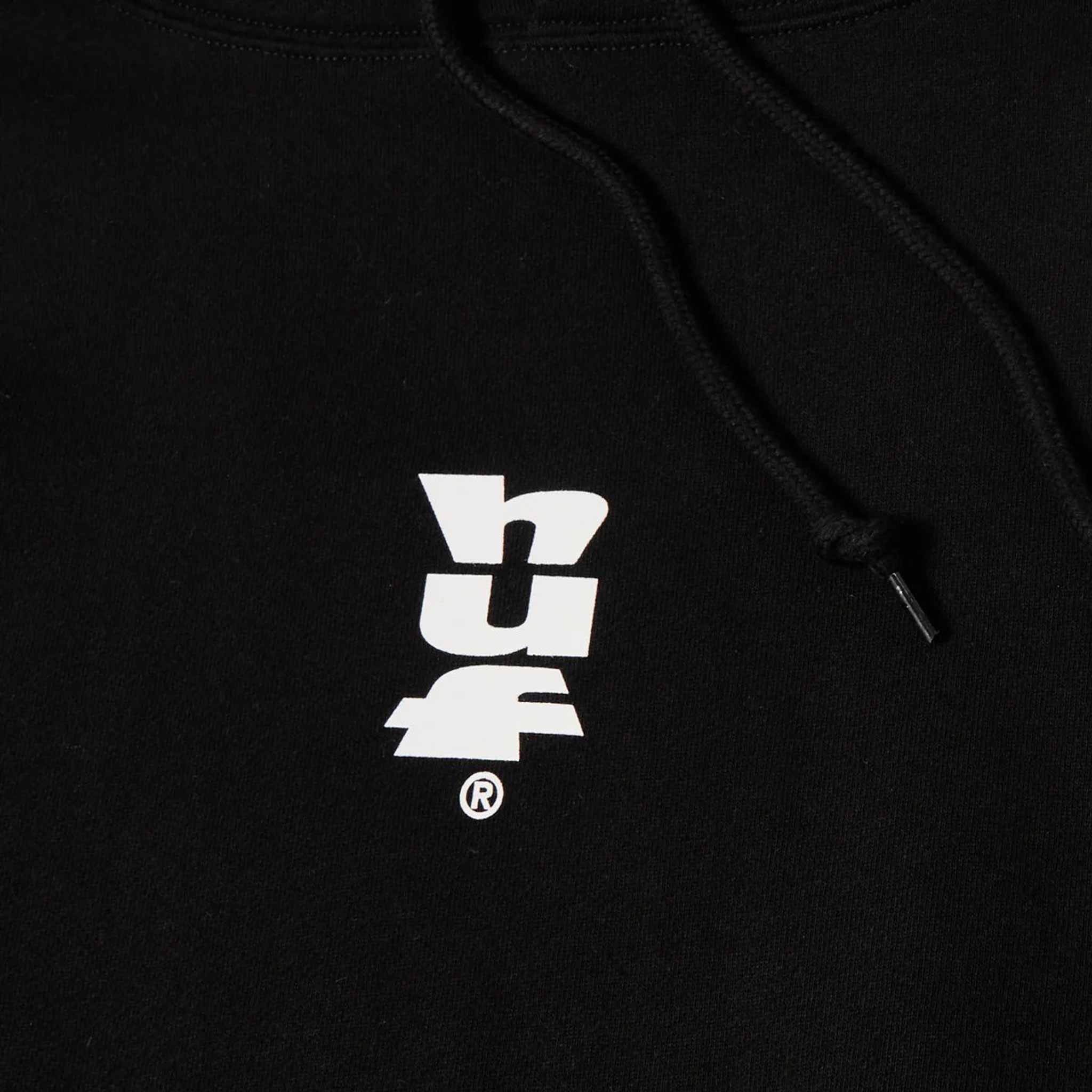 Huf Set Megablast Hoodie Black Sweatshirts