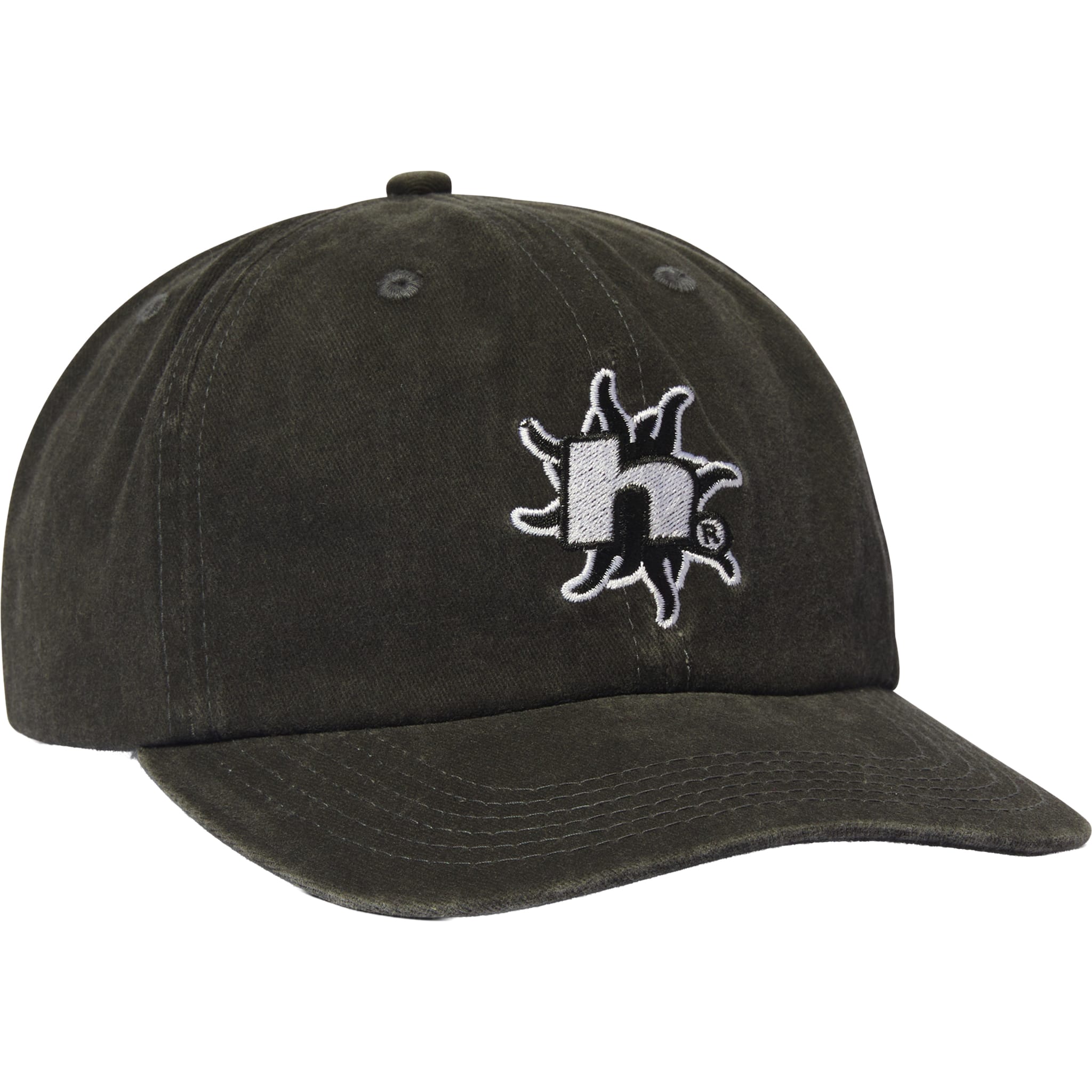 Huf Sol Denim 6 Panel CV Washed Hat Black Hats