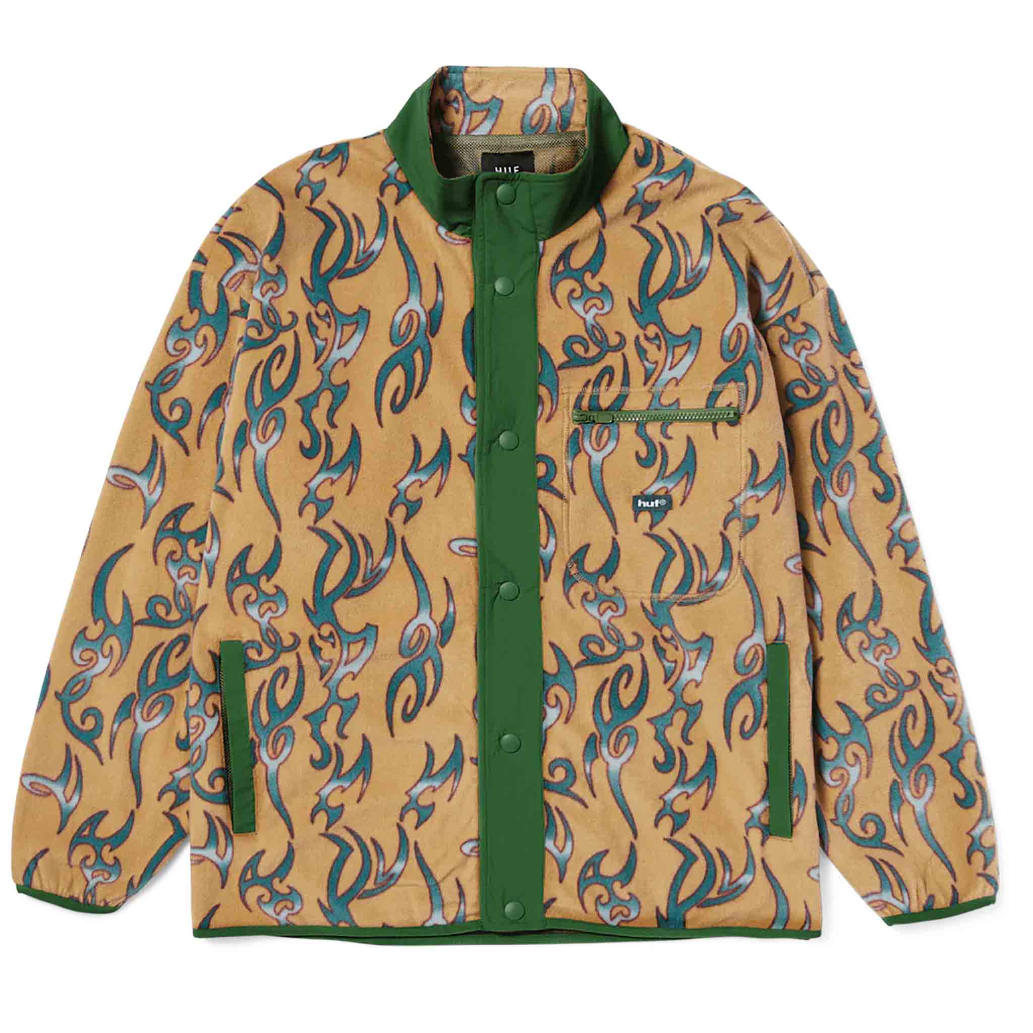 Huf Static Polar Fleece Oatmeal Sweatshirts