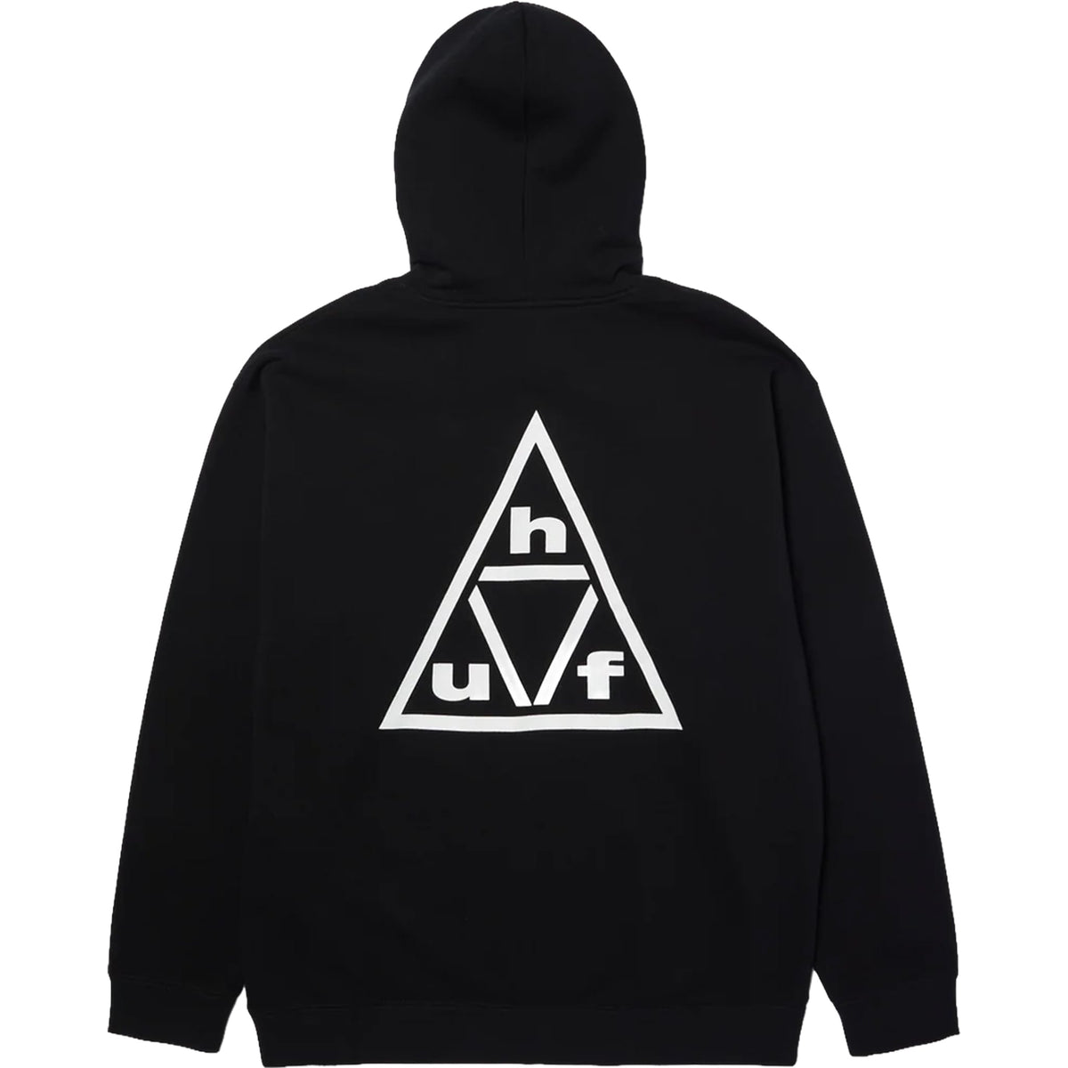 Huf Triple Triangle Pullover Hoodie Black White Sweatshirts