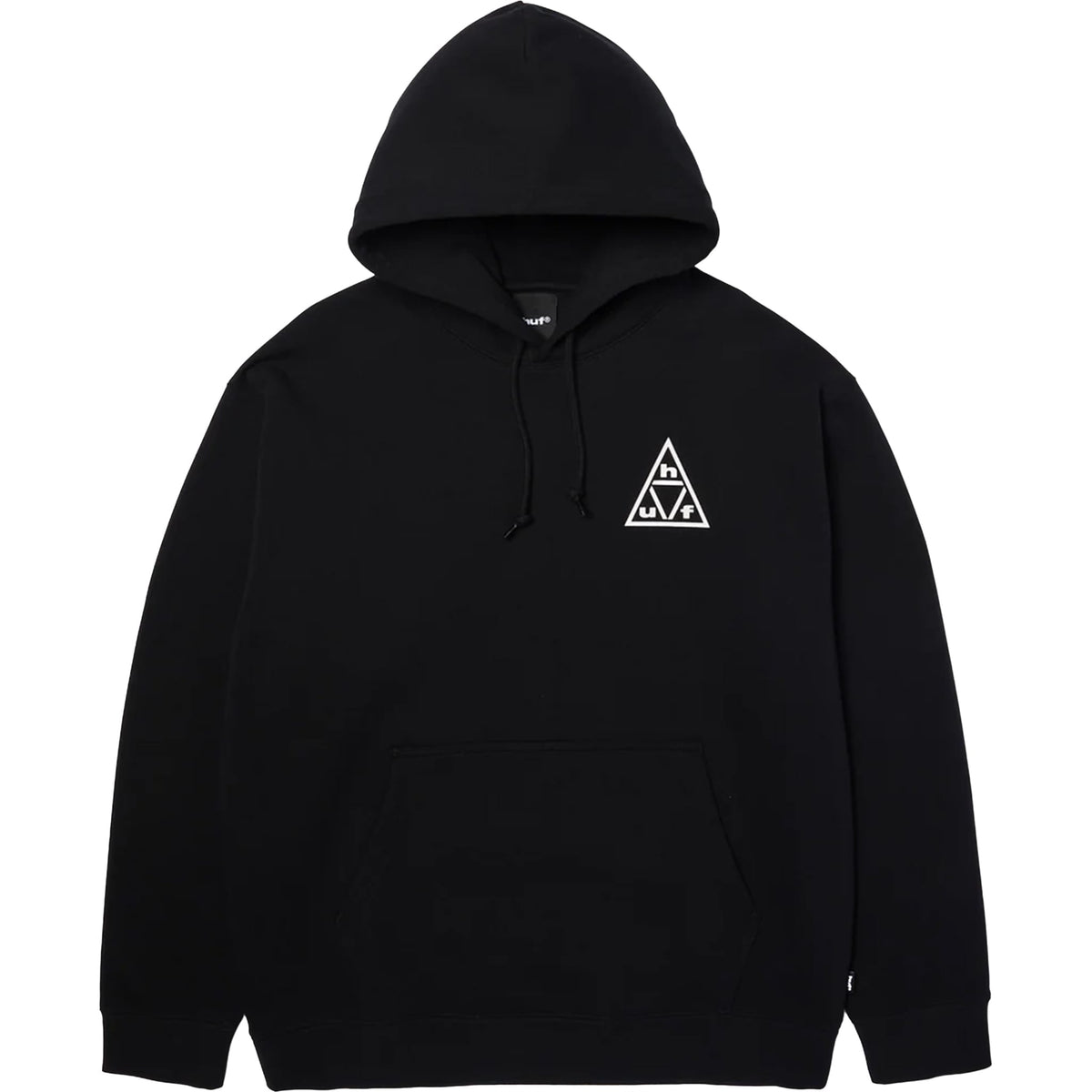 Huf Triple Triangle Pullover Hoodie Black White Sweatshirts