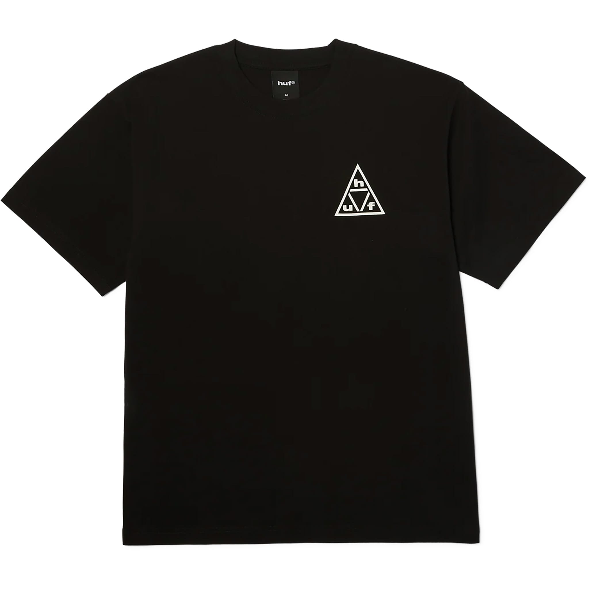 HUF Triple Triangle Tee Black White T Shirt