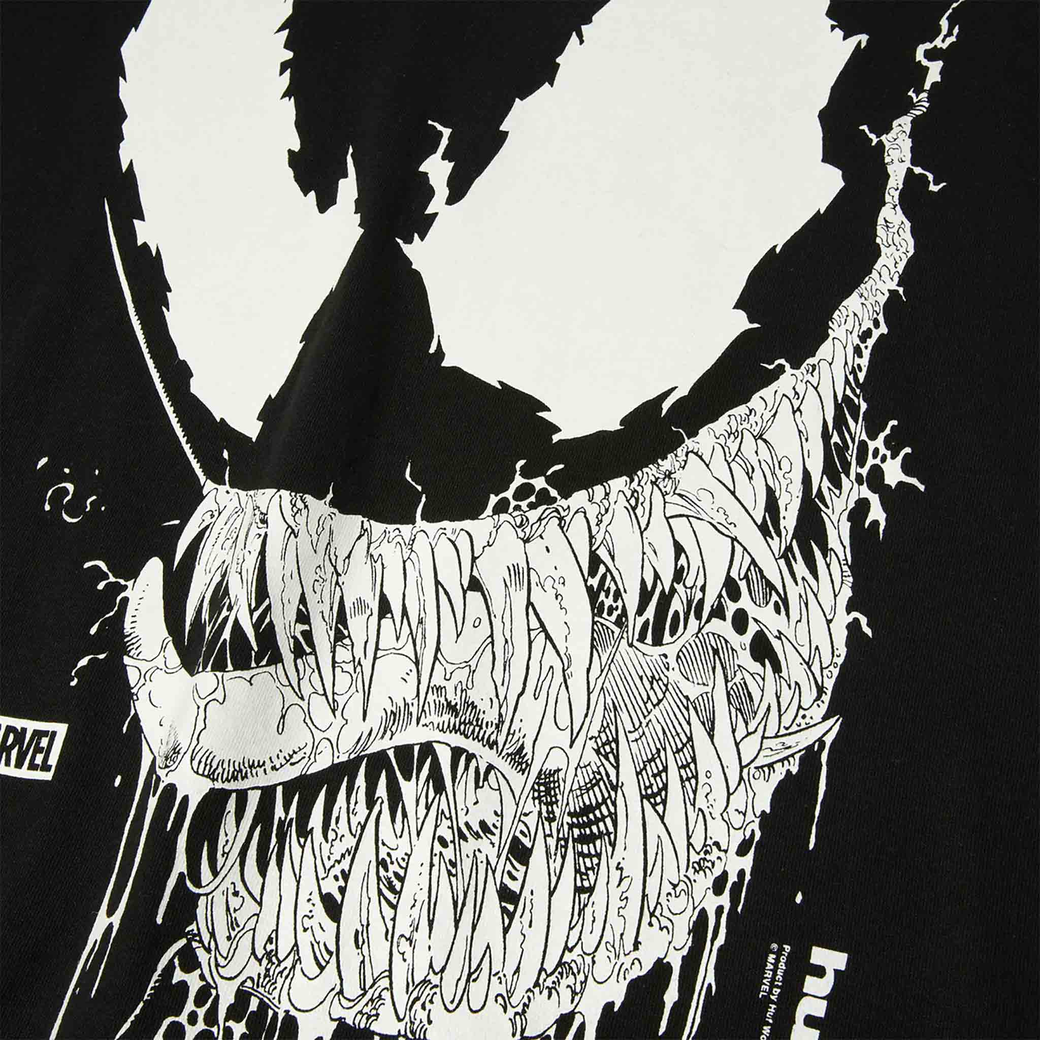 Huf x Marvel Spider-Man Vile Tee Black T Shirt