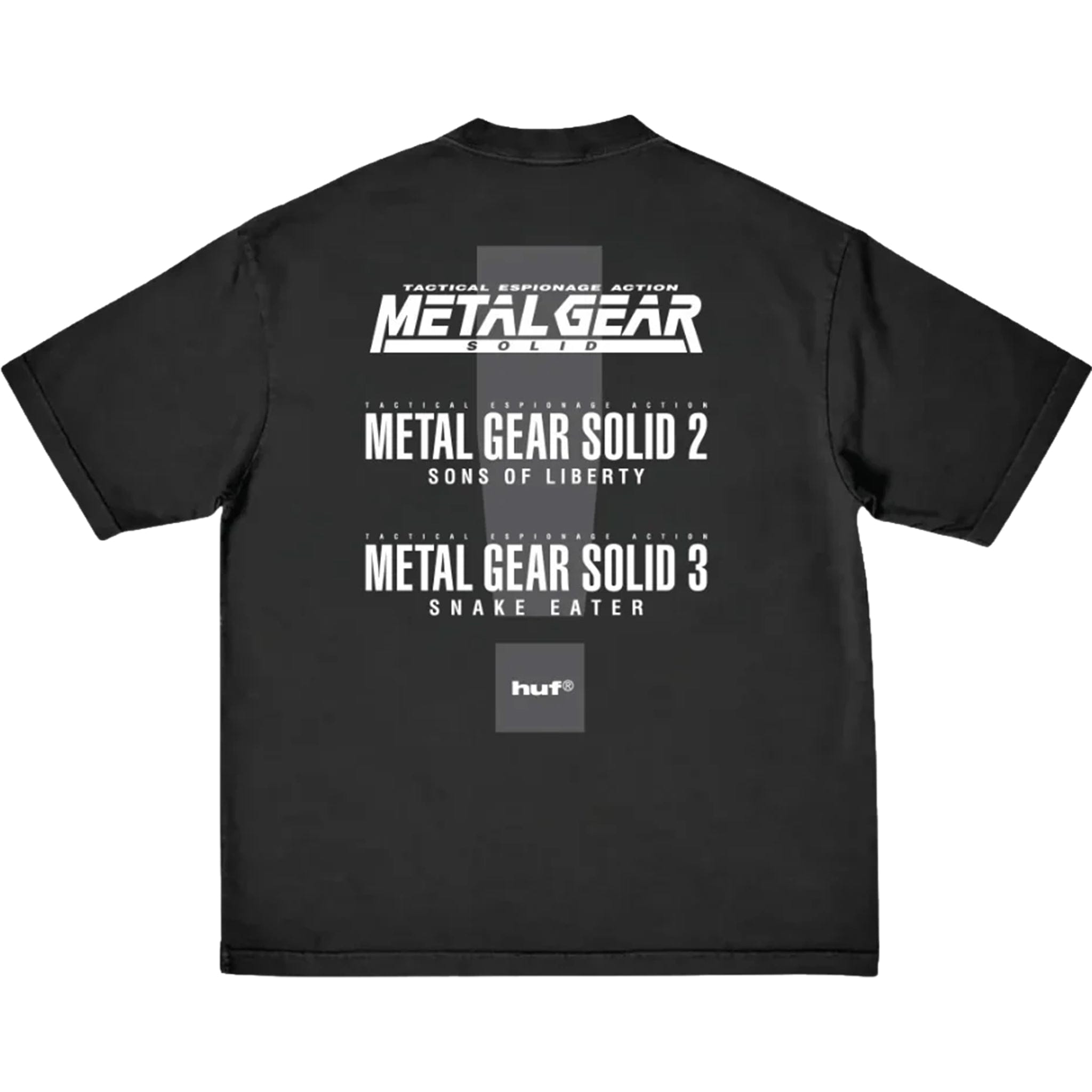 Huf X Metal Gear Solid Legacy Tee Black T Shirts