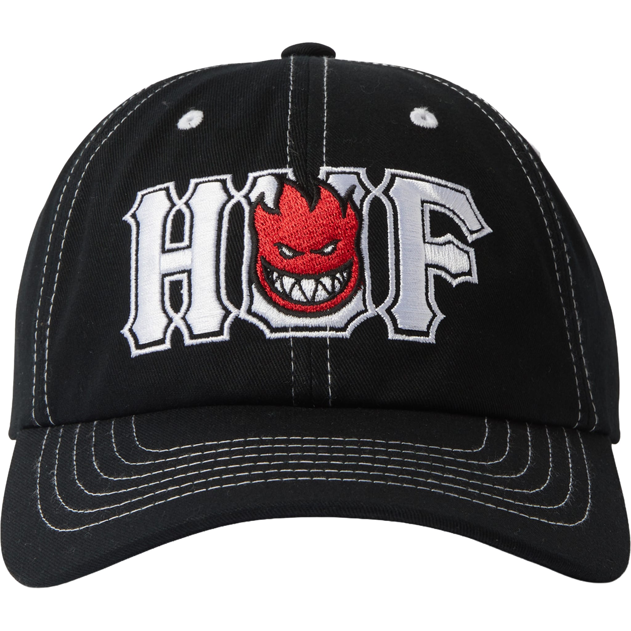 Huf X Spitfire Union Snapback Hat Black Hats