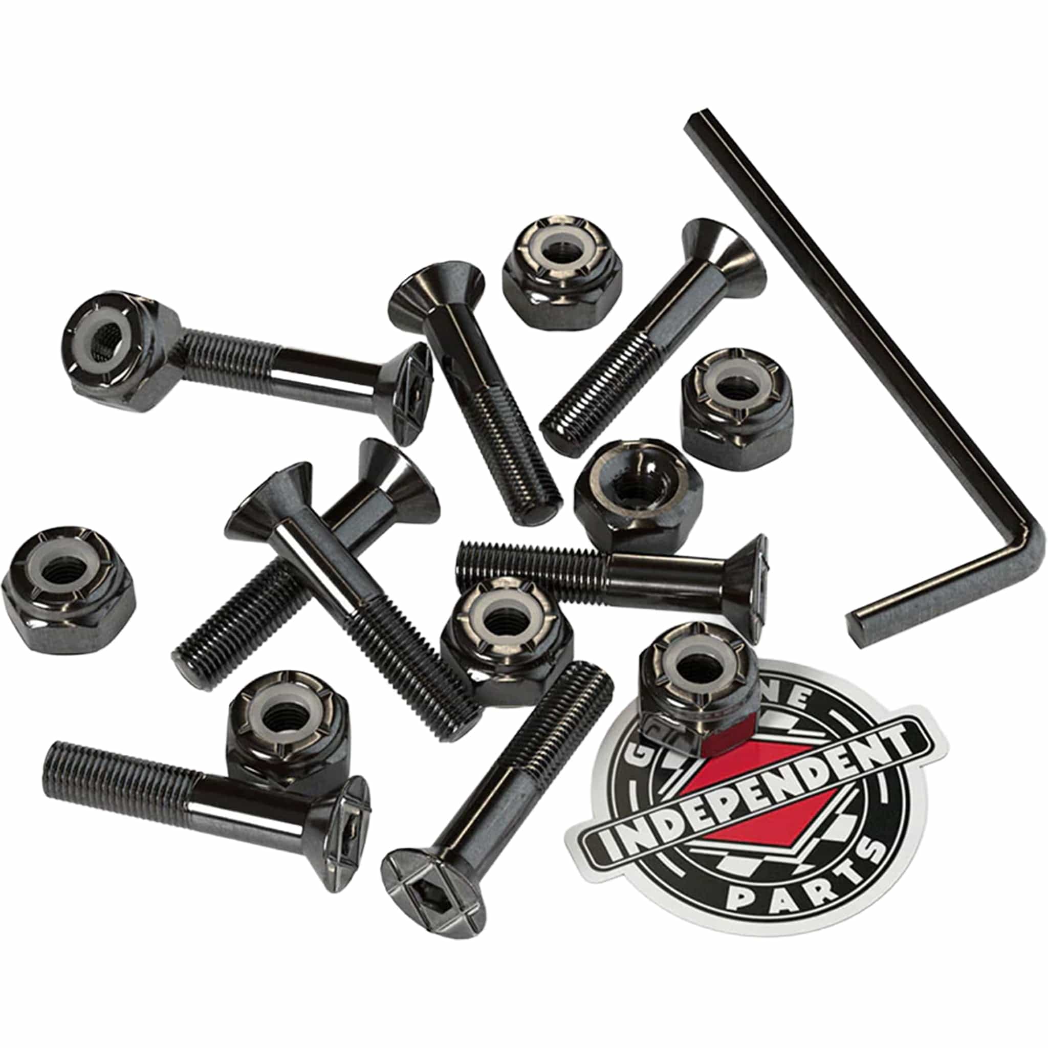 Independent Black Hardware Allen 1" Skateboard Accessories