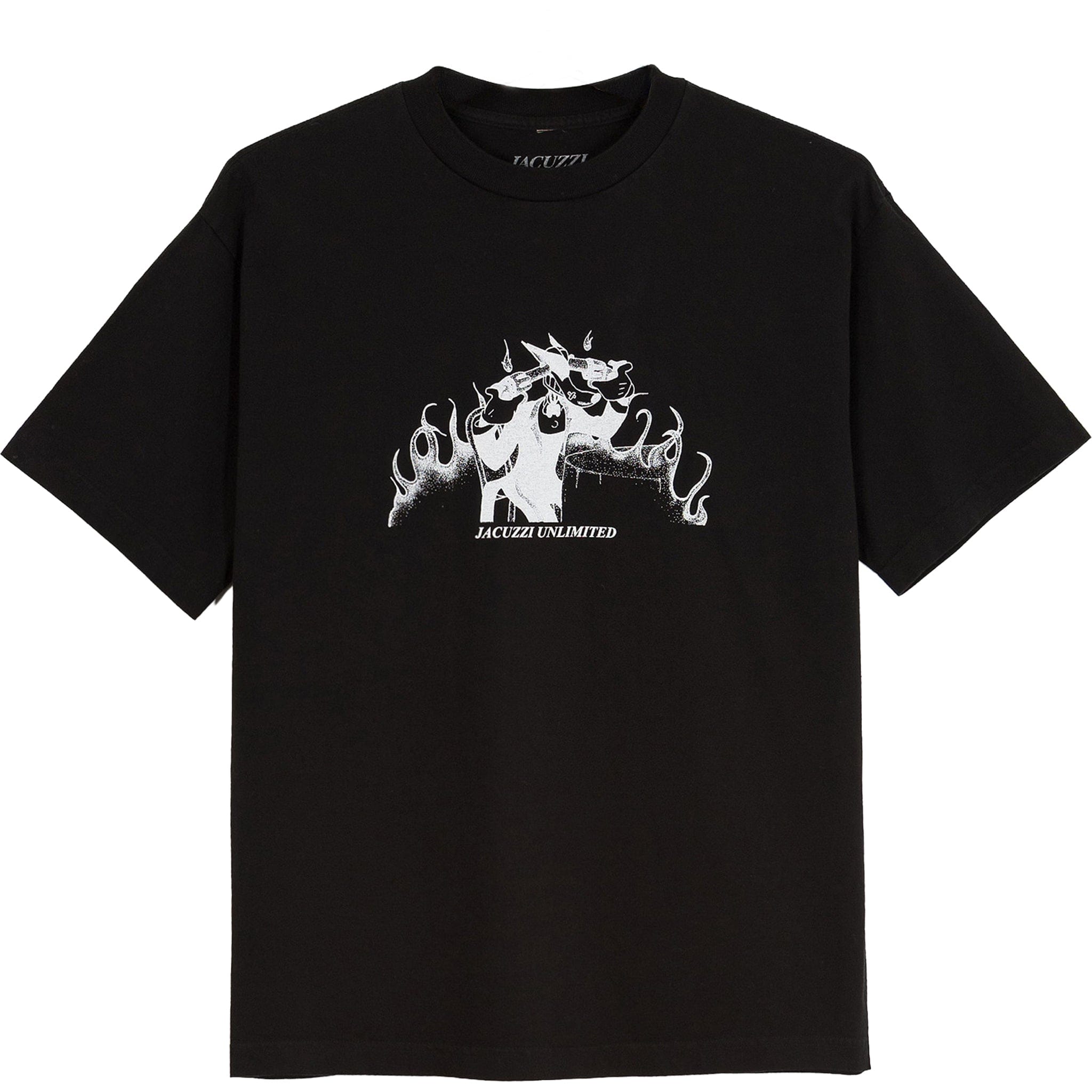 Jacuzzi Headache Garment Dye Tee Black T Shirts