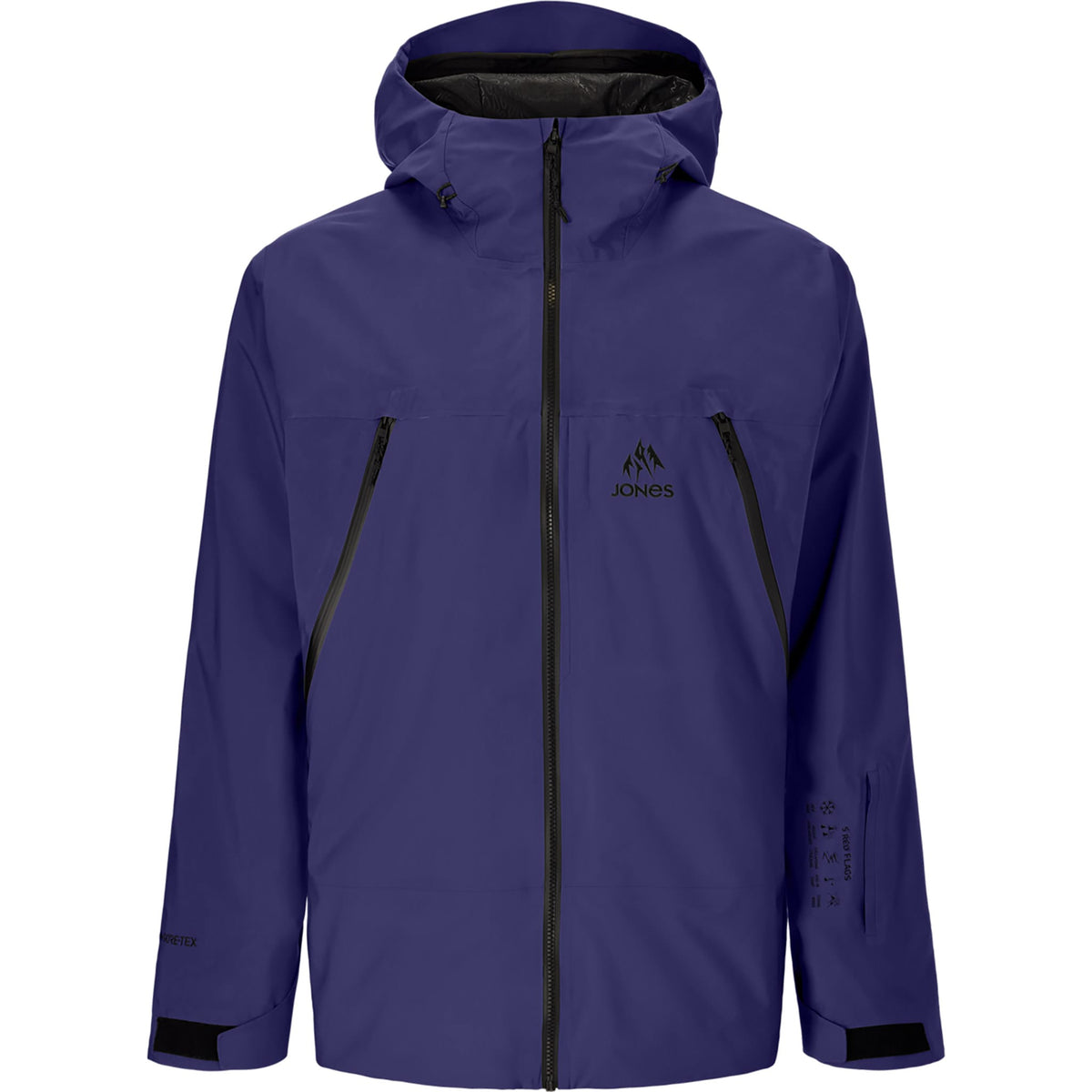 Jones Deeper Gore-Tex Snowboard Jacket Eclipse Blue 2027 Mens Snowboard Jackets