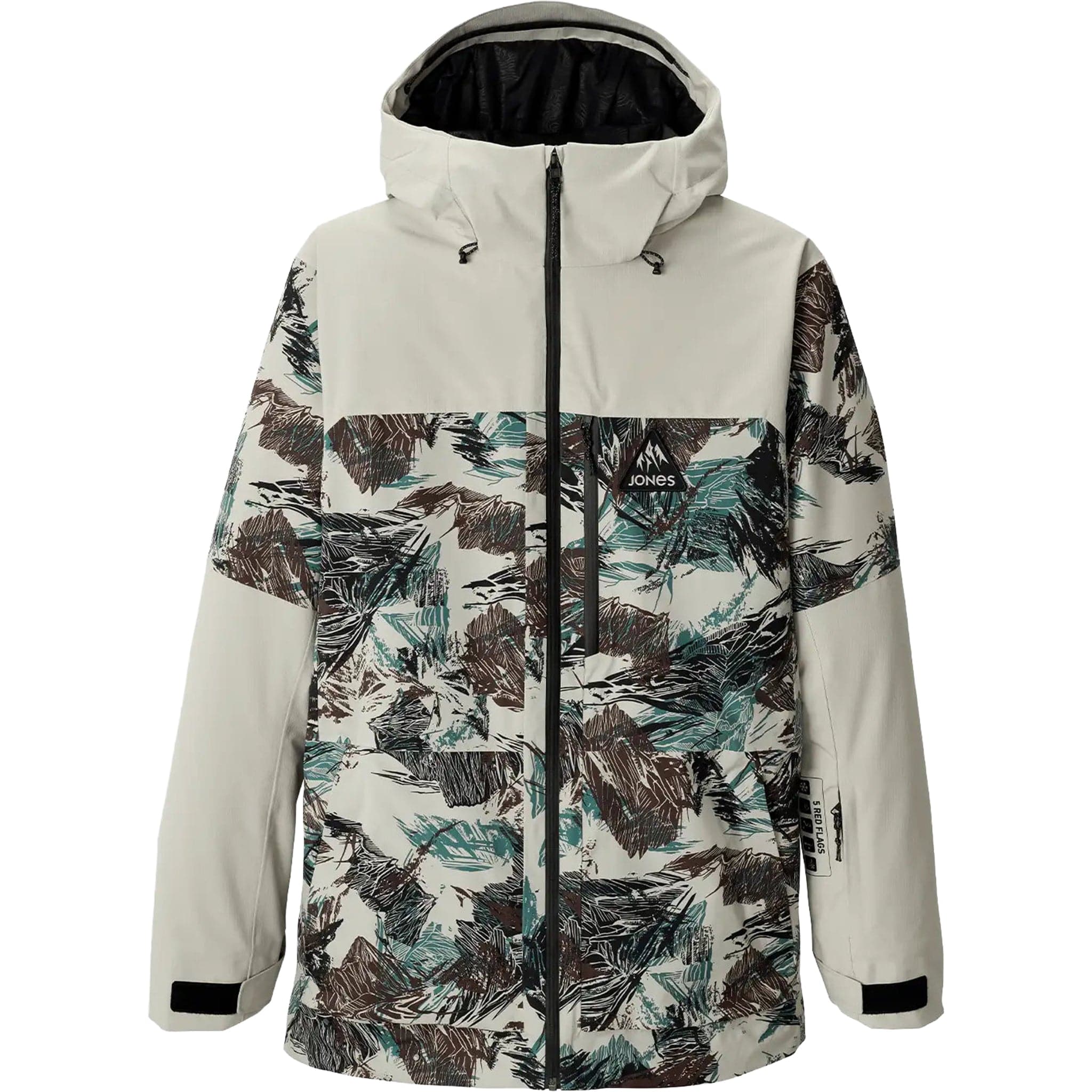 Jones Men's MTN Surf Recycled Insulated Parka Peak Camo Mens Snowboard Coat