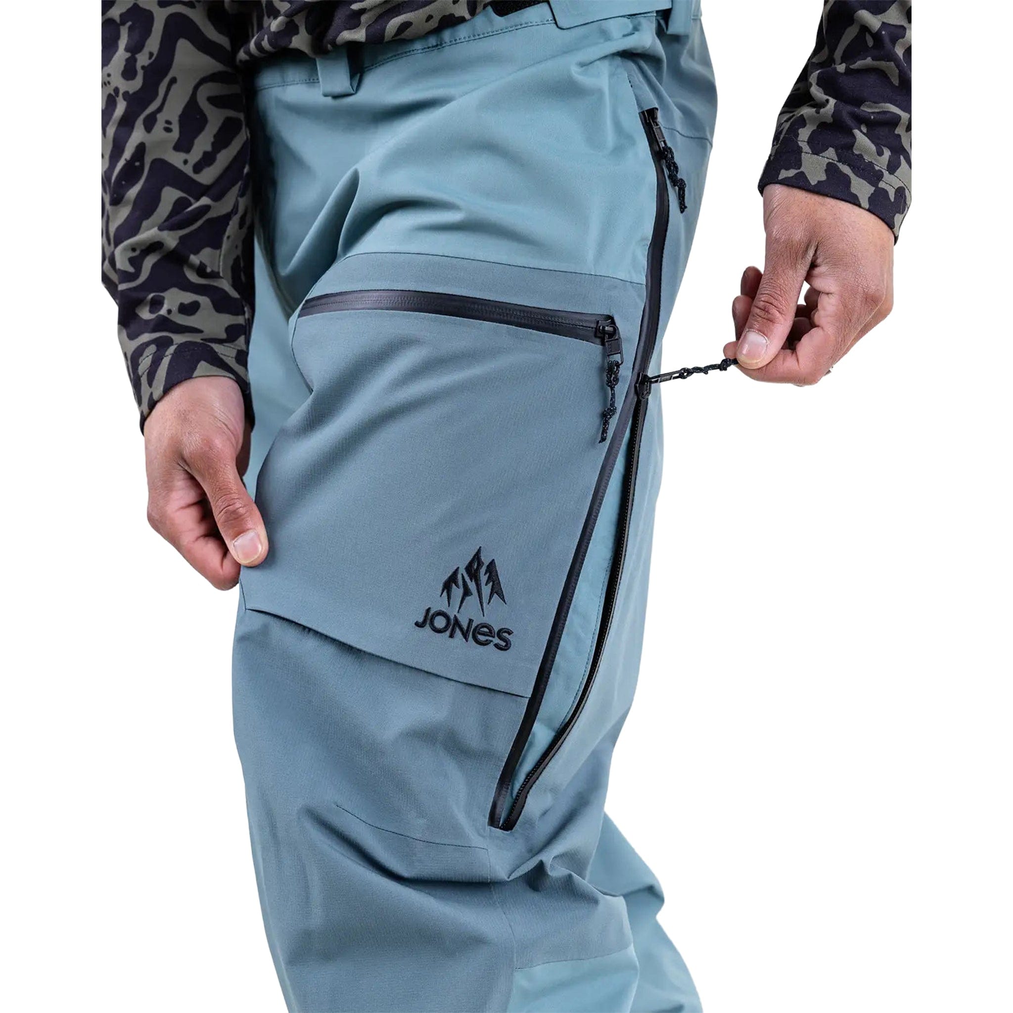 Jones Men's MTN Surf Recycled Pants Atlantic Blue Mens Snowboard Pants