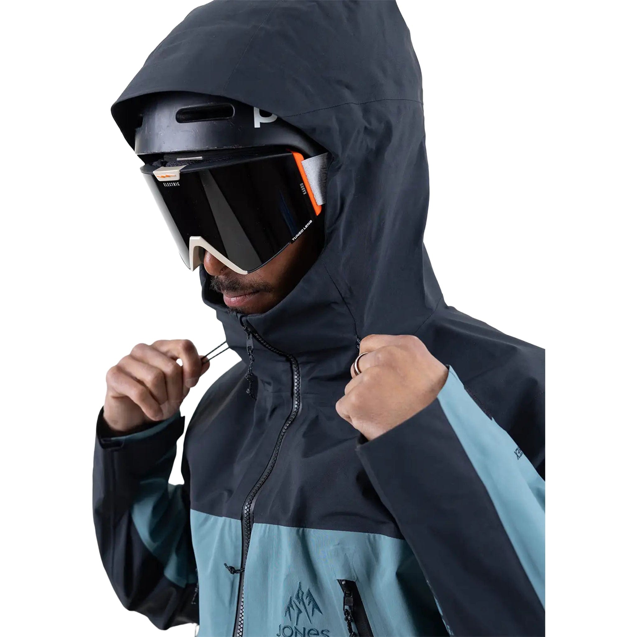 Jones Men's Shralpinist Gore-Tex ePE Recycled 3L Jacket Stealth Black Mens Snowboard Coat