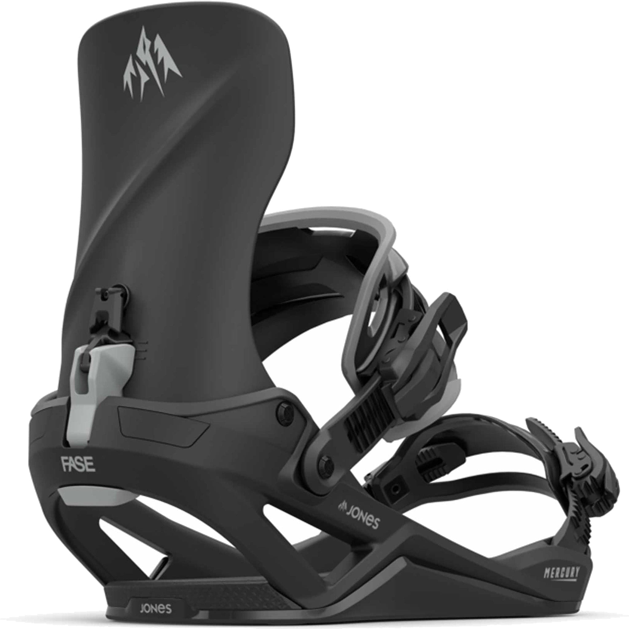 Jones Mercury Fase Snowboard Binding Eclipse Black 2026 Fase
