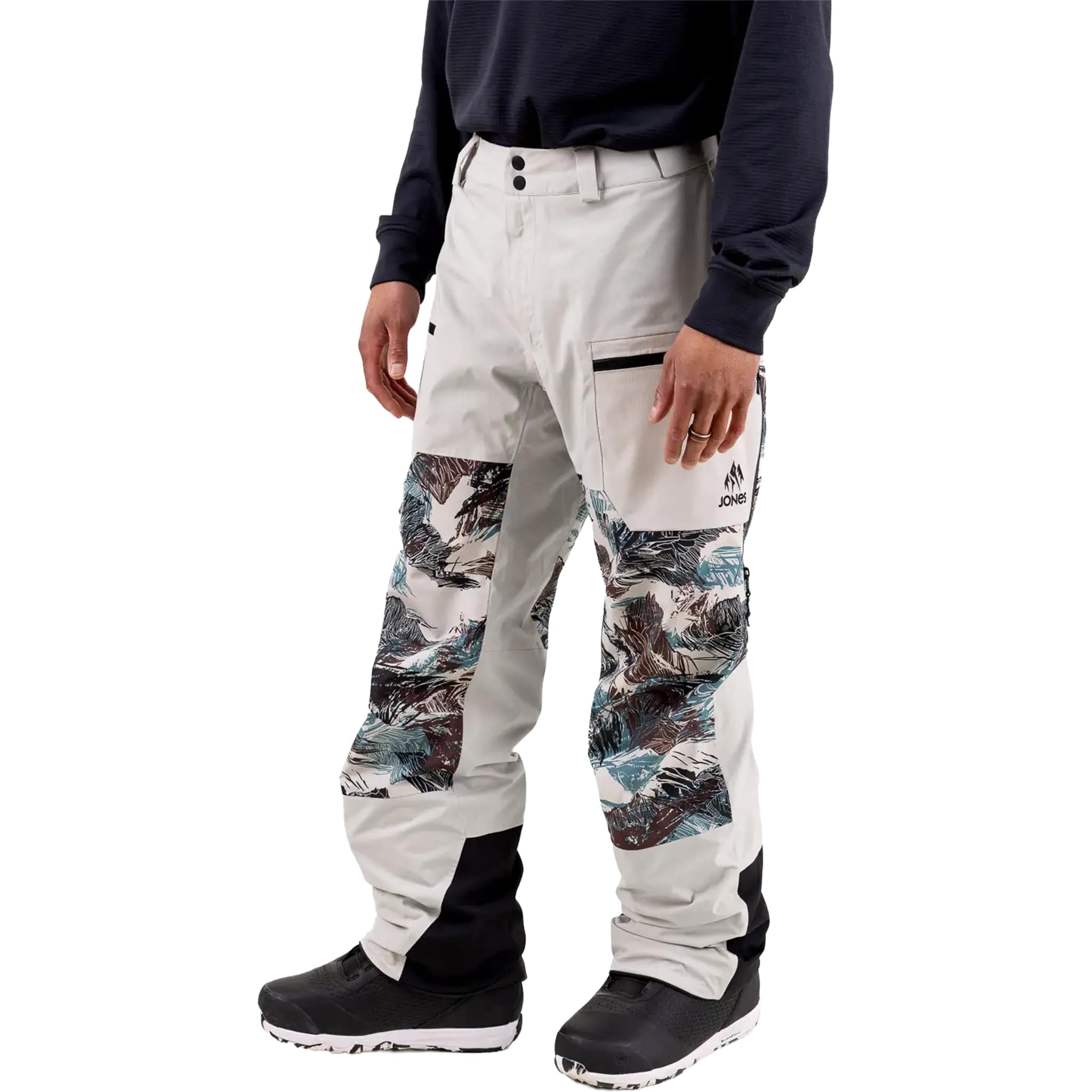 Jones MTN Surf Recycled Pants Smoke Grey 2026 Mens Snowboard Pants