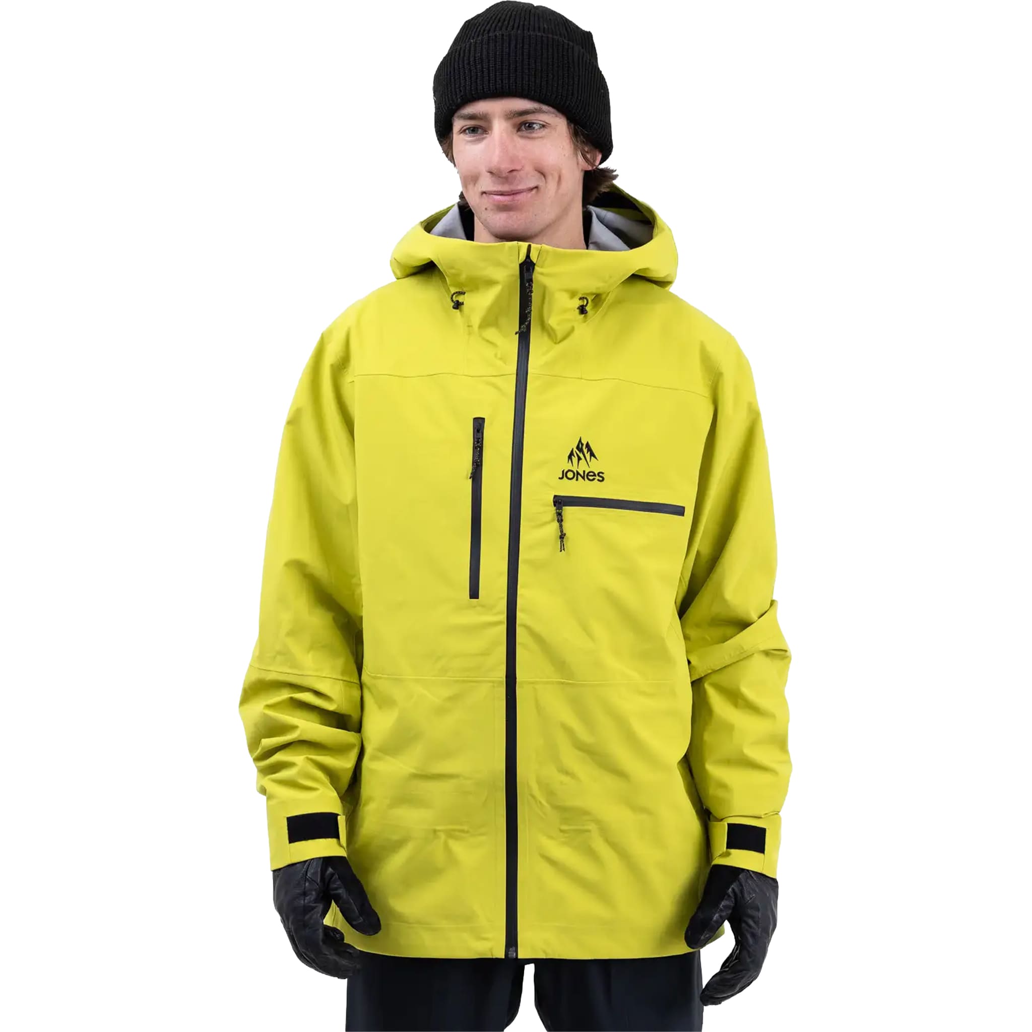 Jones Shralpinist Stretch Recycled 3L Jacket Lime Green 2026 Mens Snowboard Jackets