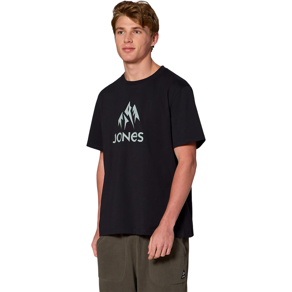 Jones Truckee Organic Cotton Tee Stealth Black 2027 T Shirt