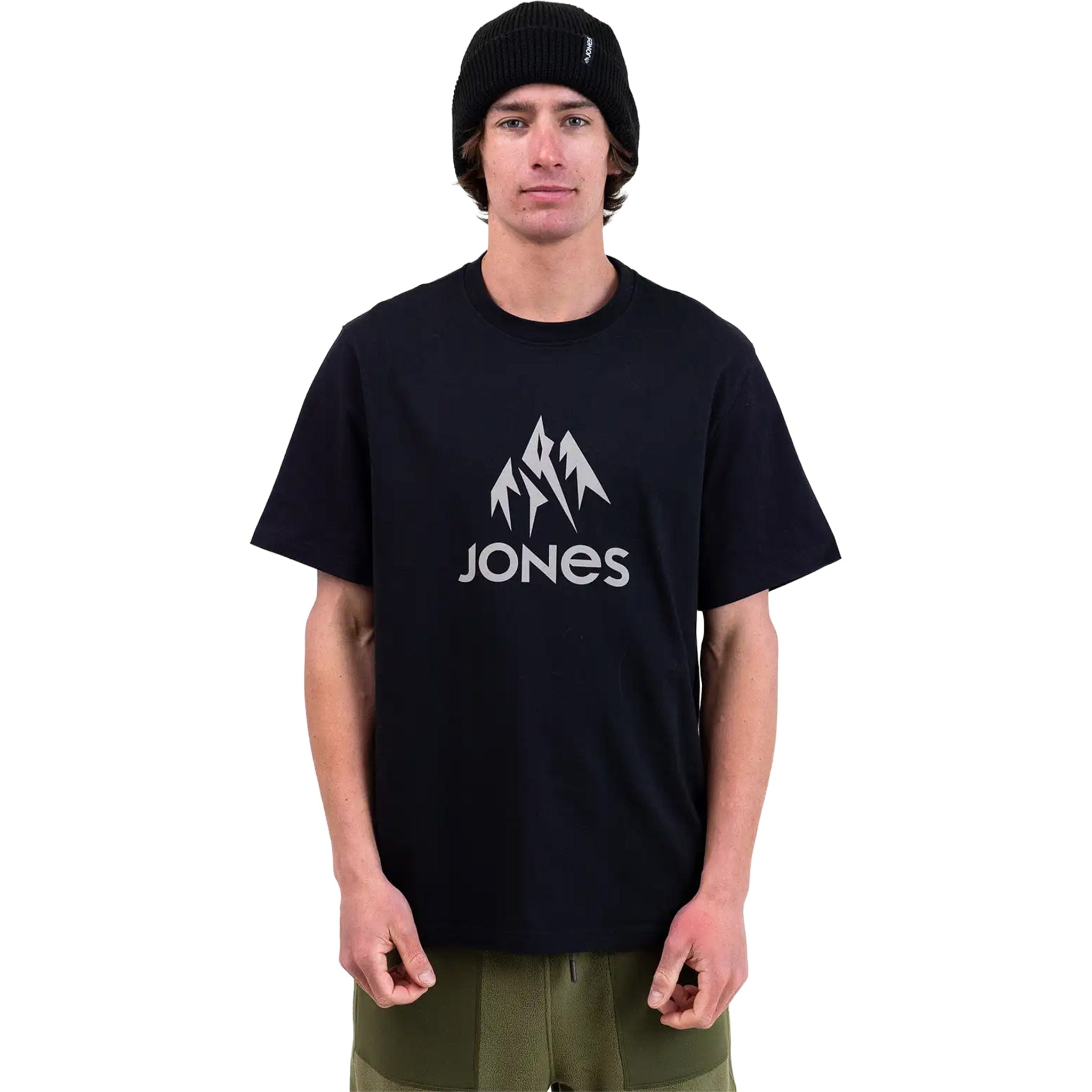 Jones Truckee Organic Cotton Tee Stealth Black T Shirt