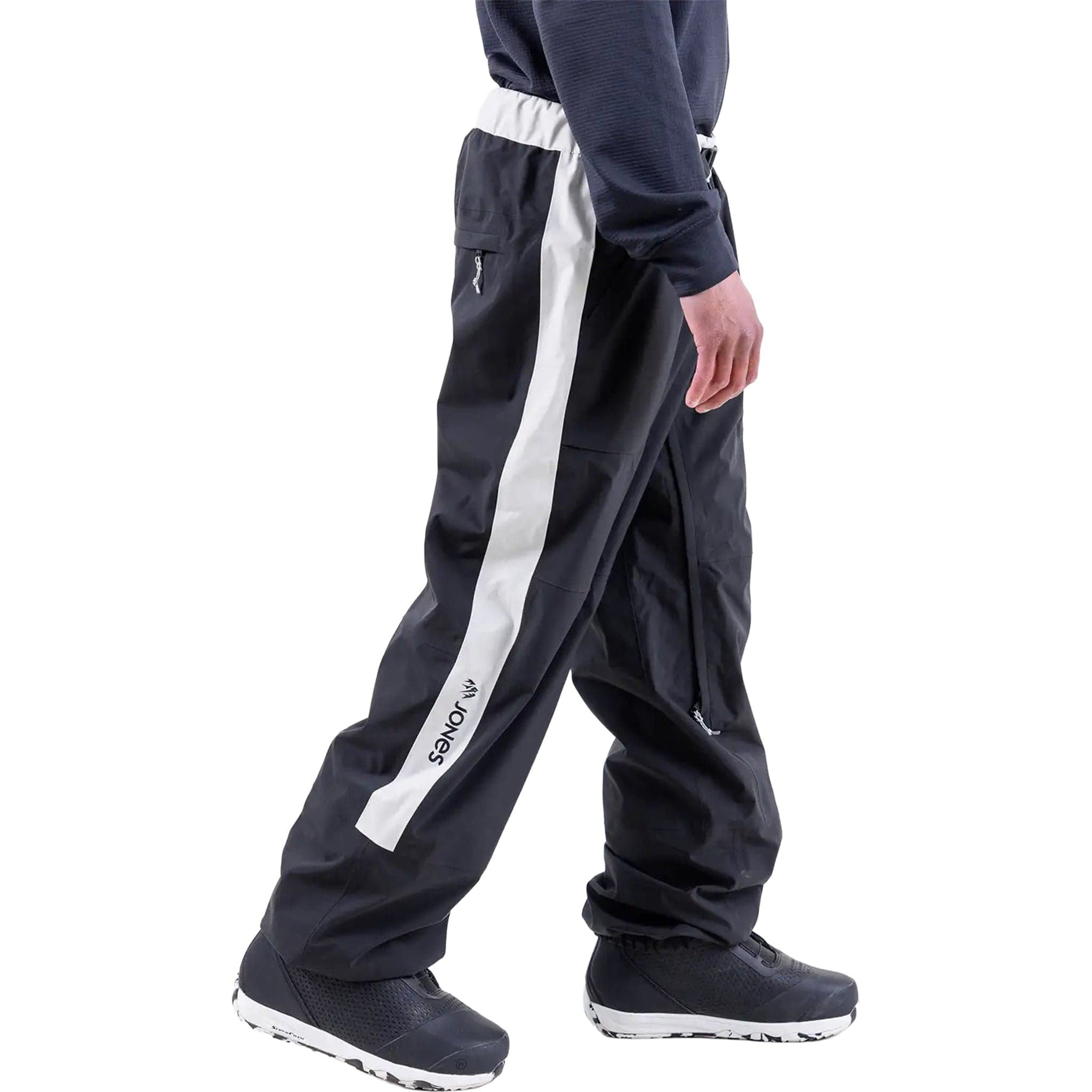 Jones Unisex MTN Surf Tweaker Recycled Pants Stealth Black Mens Snowboard Pants