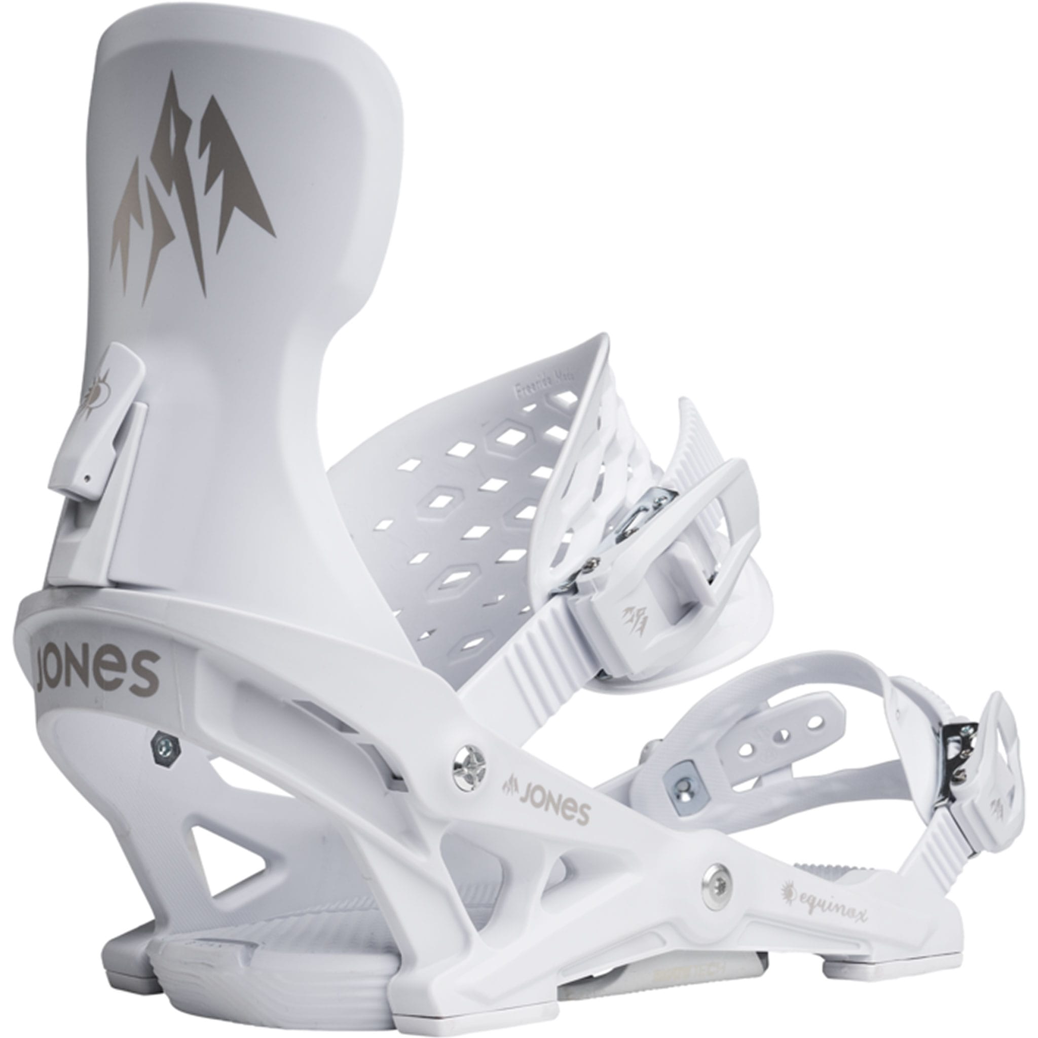 Jones Women's Equinox Snowboard Binding Cloud White 2027 Womens Snowboard Bindings