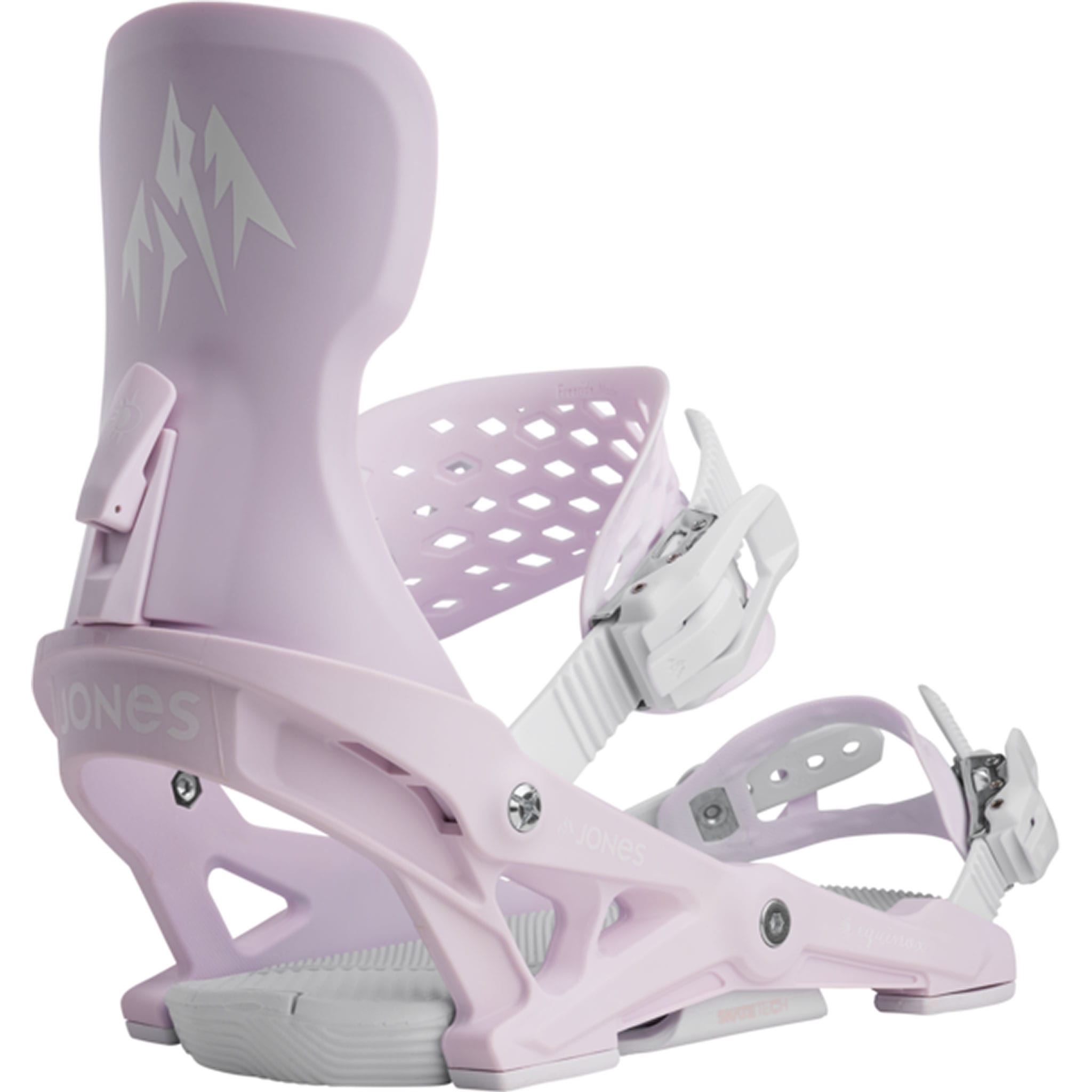 Jones Women's Equinox Snowboard Binding Frozen Pink 2027 Womens Snowboard Bindings