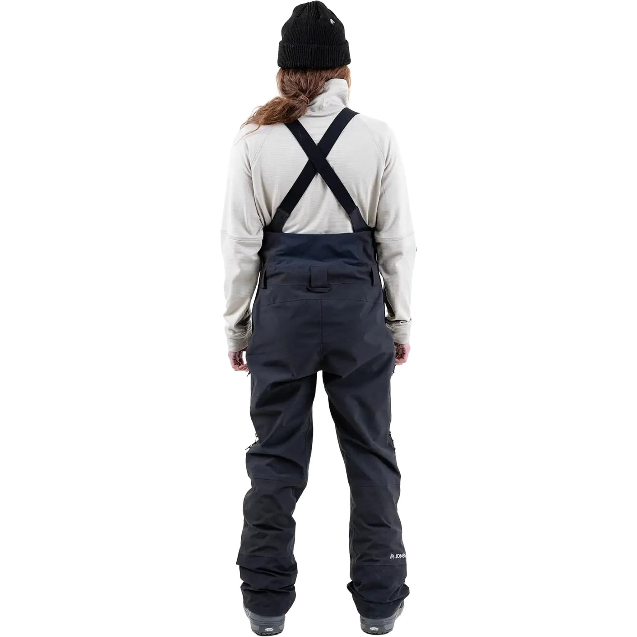 Jones Women's MTN Surf Recycled Bibs Stealth Black Womens Snowboard Pants