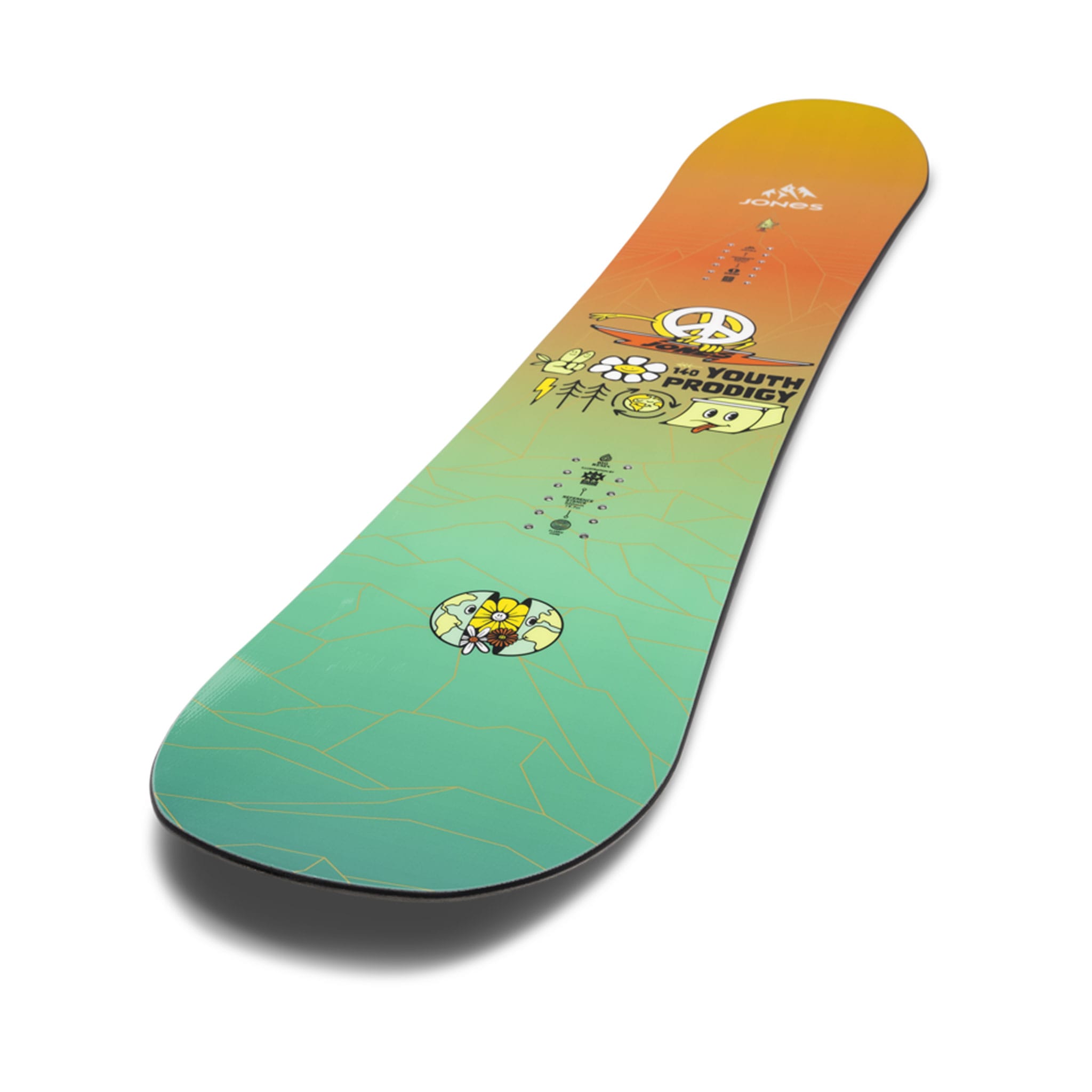 Jones Youth Prodigy Snowboard Orange 2027 Youth Snowboards