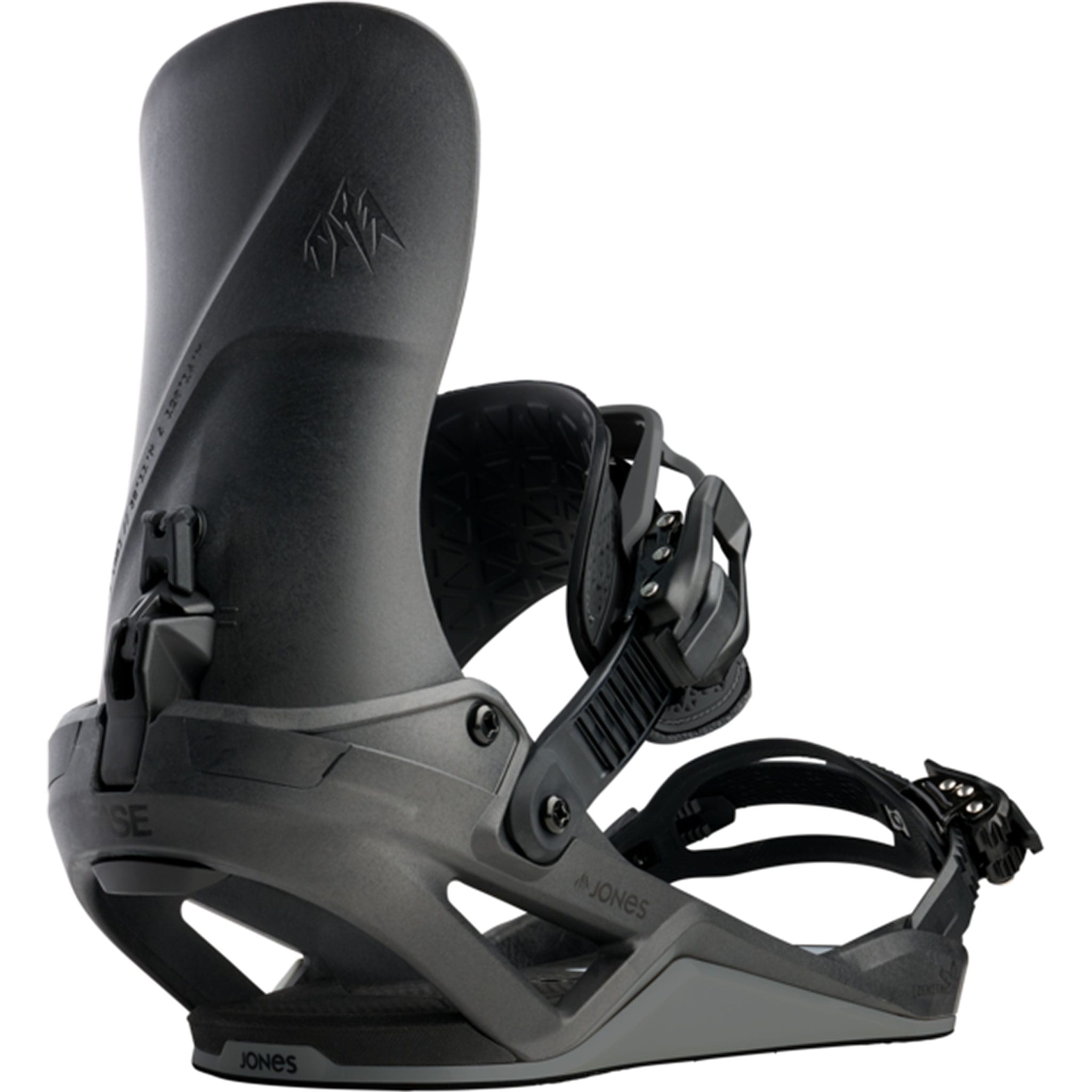 Jones Zenith FASE Snowboard Binding Black Carbon 2027 Mens Snowboard Bindings