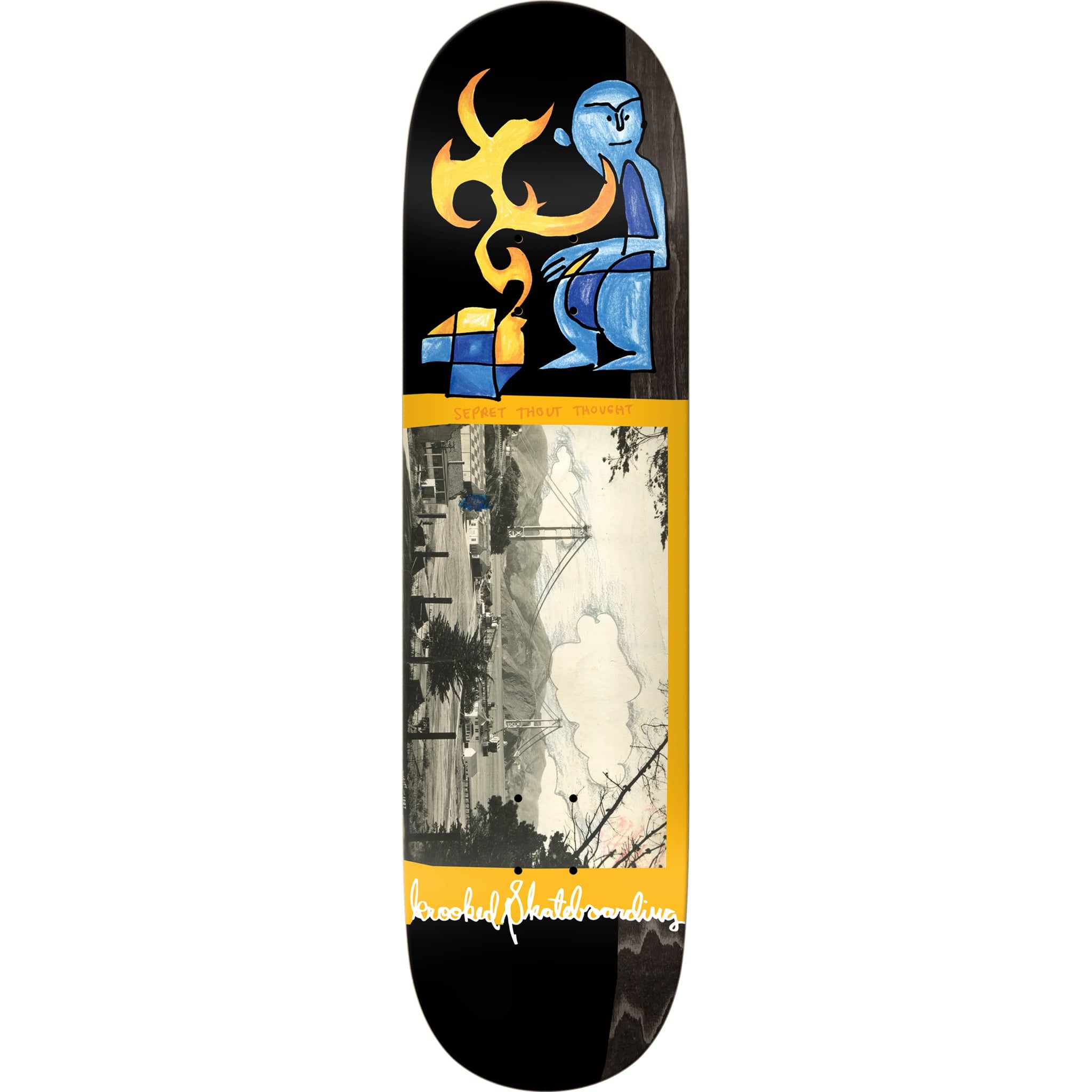 Krooked Cernicky Bridge Skateboard Deck 8.5" Skateboard
