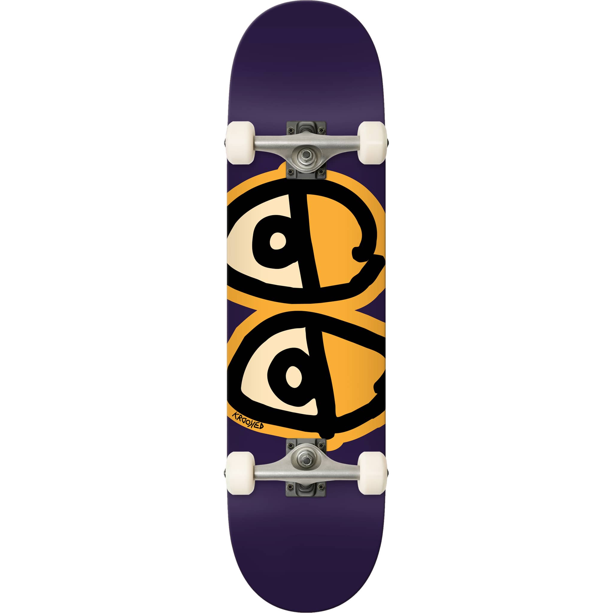 Krooked Glow Eyes Skateboard Complete 8.25" Skateboard Complete