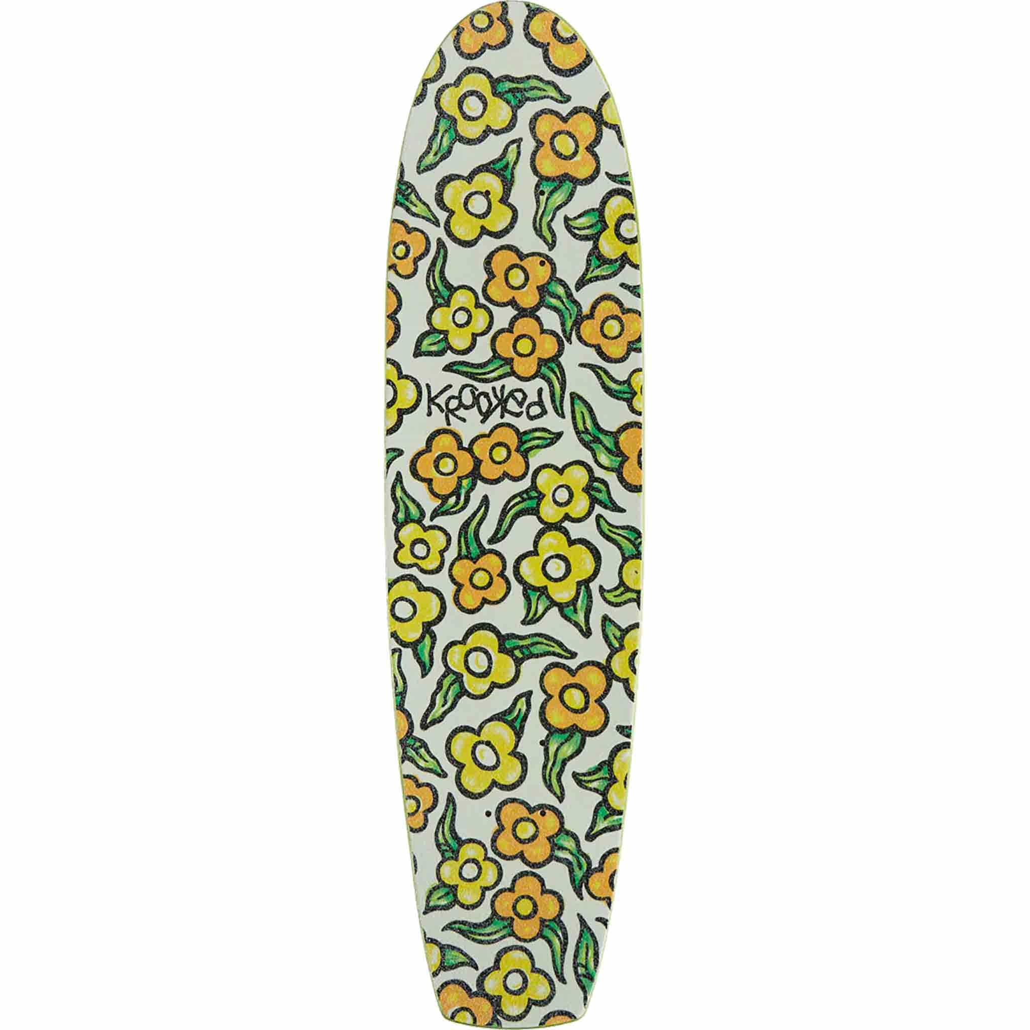 Krooked Sam Pro Flowers Zip Zinger 7.75" Skateboard Deck Skateboard