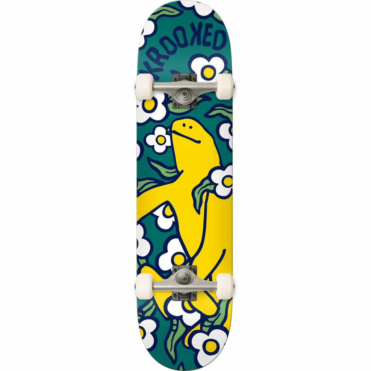 Krooked Shmoo Vibes Skateboard Complete Teal 7.3" Skateboard Complete