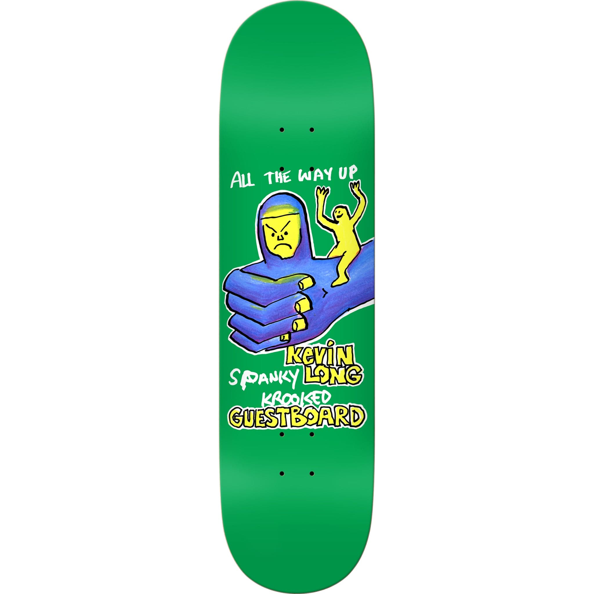 Krooked Spanky Guest Board True Fit Skateboard Deck 8.25" Skateboard