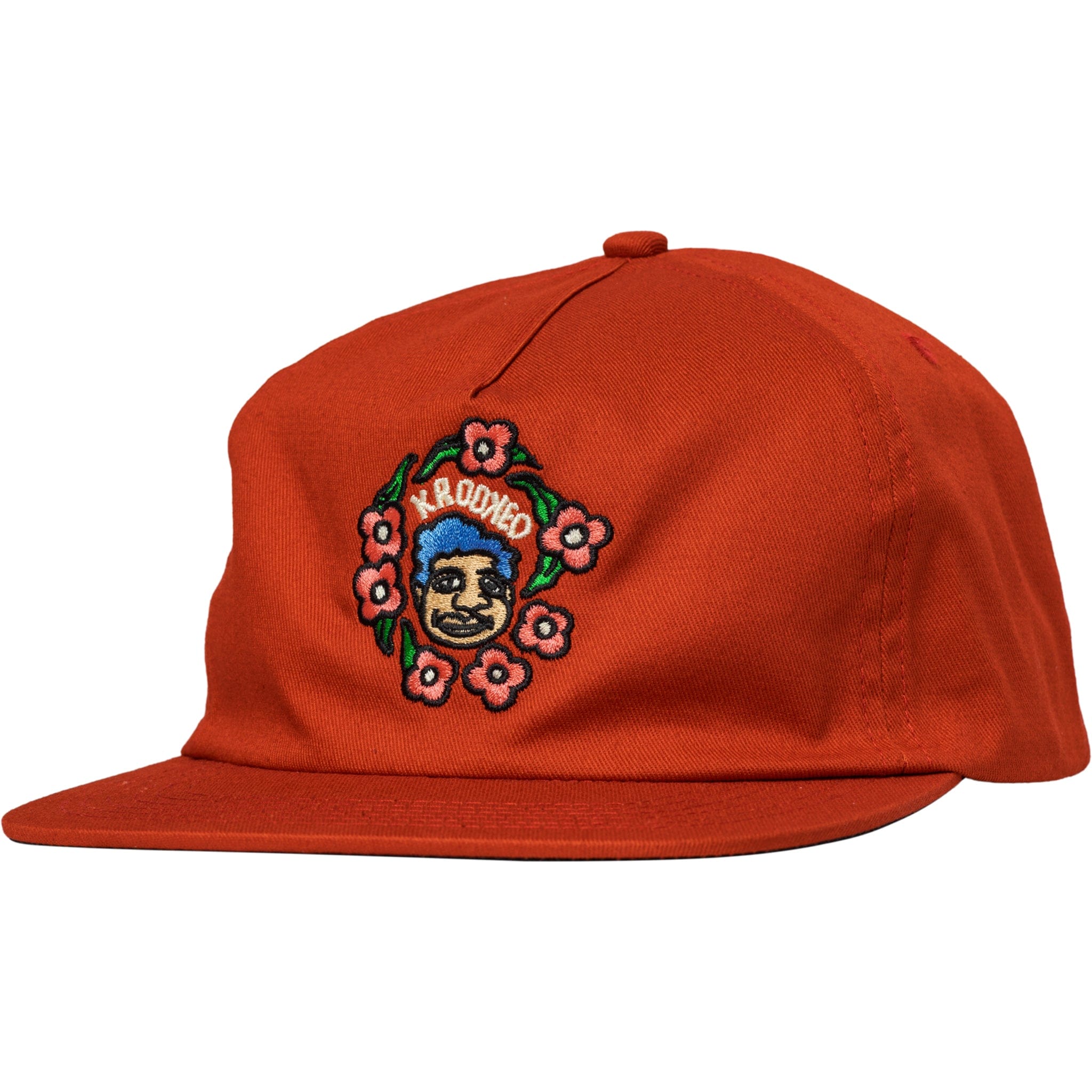 Krooked Sweatpants Redux Snapback Hat Dark Red Hats