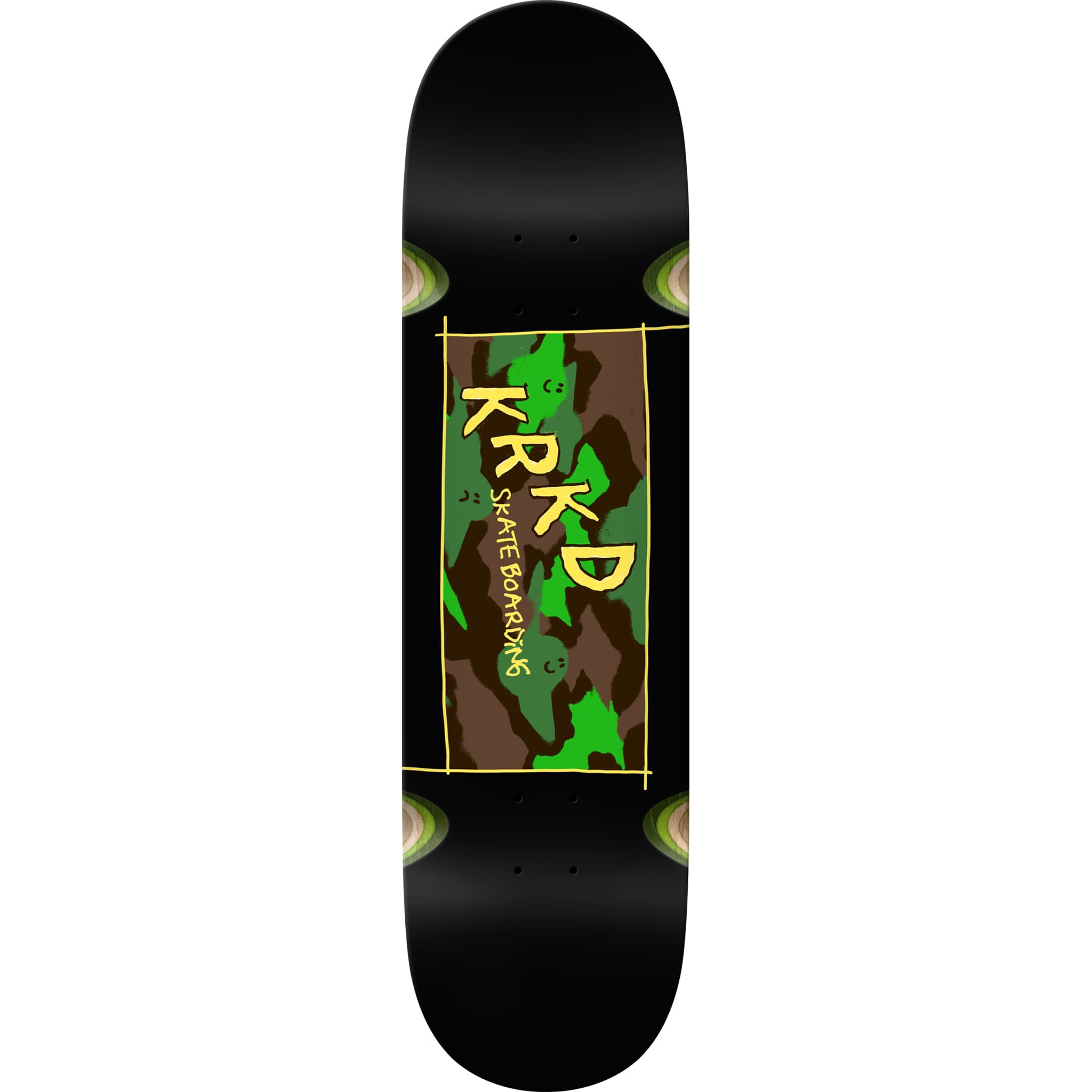 Krooked Team Kamo Wheel Wells Skateboard Deck 8.25" Skateboard