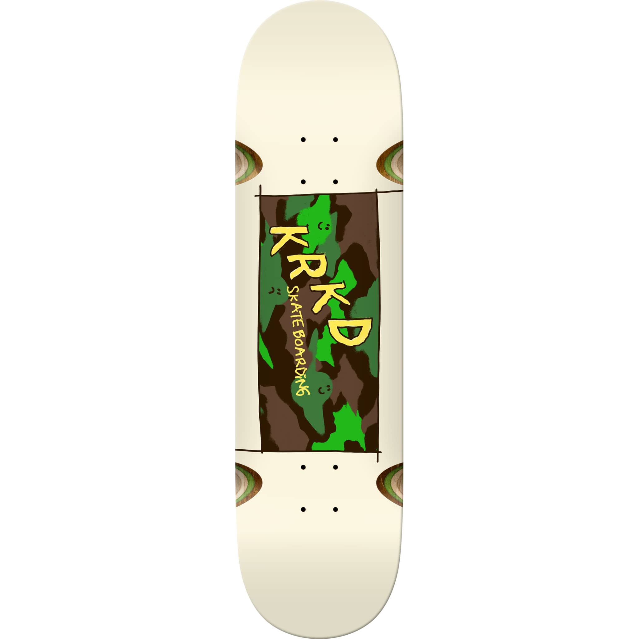 Krooked Team Kamo Wheel Wells Skateboard Deck 8.5" Skateboard