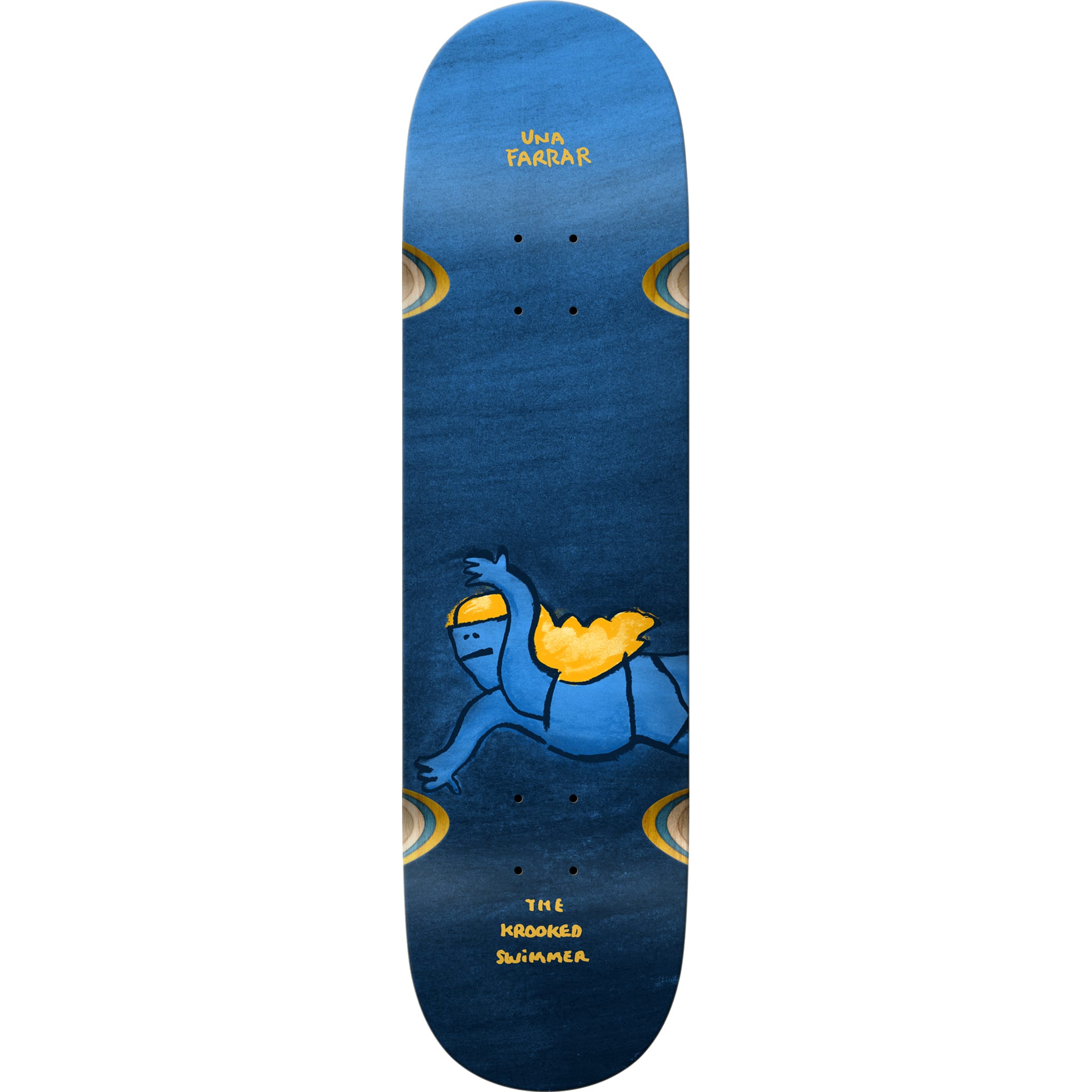 Krooked Una Swimmer Skateboard Deck 8.28" Skateboard