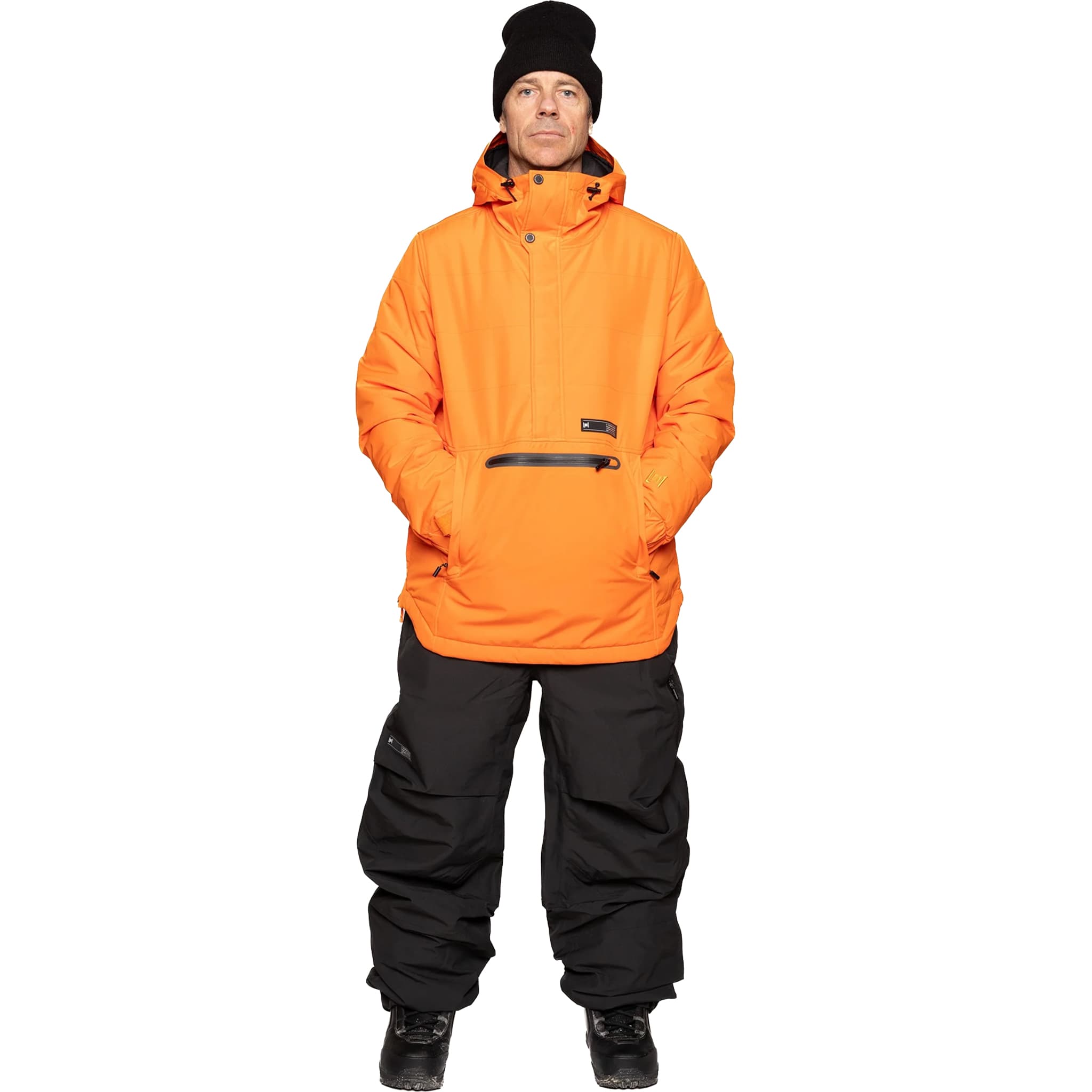 L1 Aftershock Jacket Fire Orange 2025 Mens Snowboard Jackets